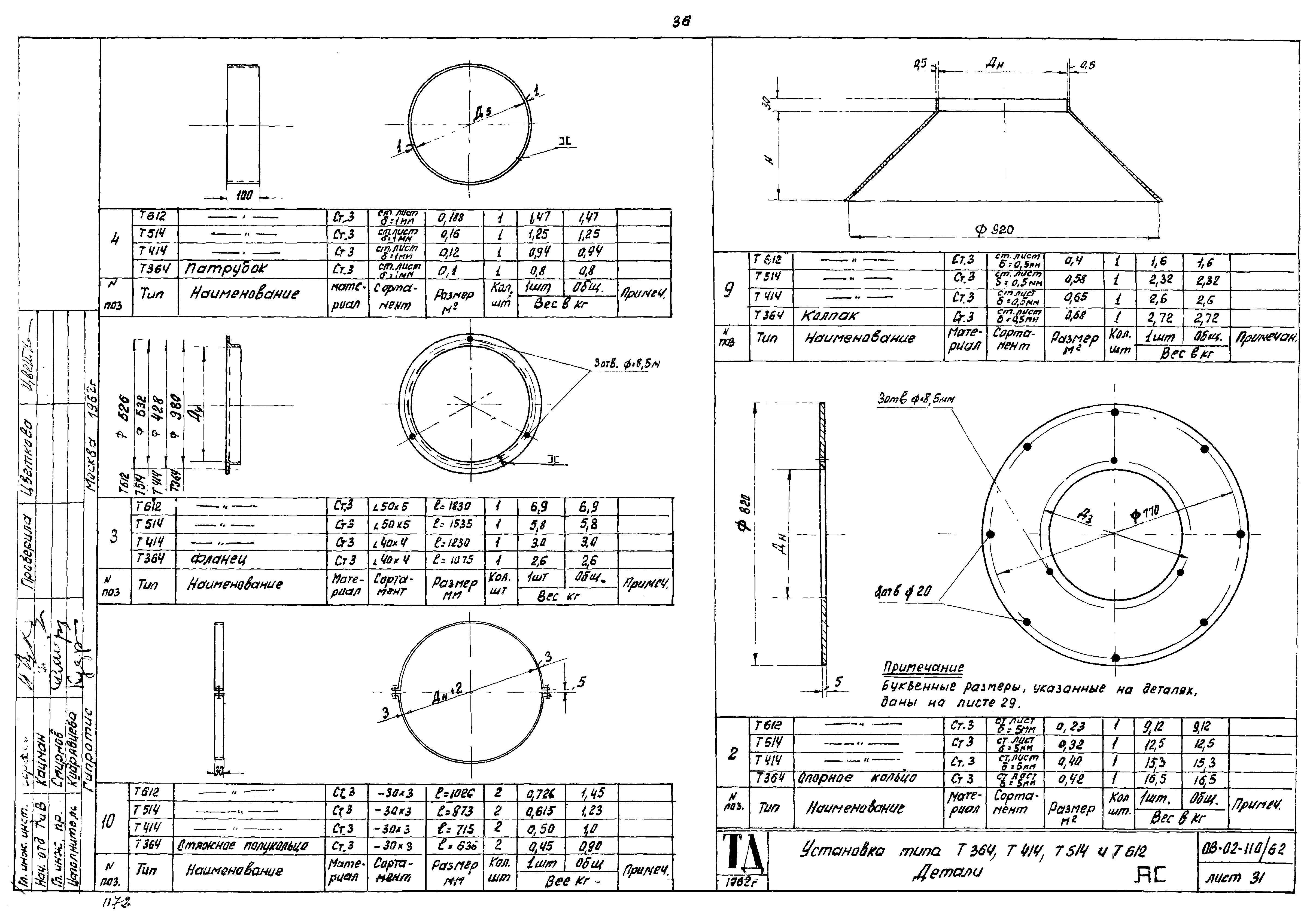 Серия ОВ-02-110/62