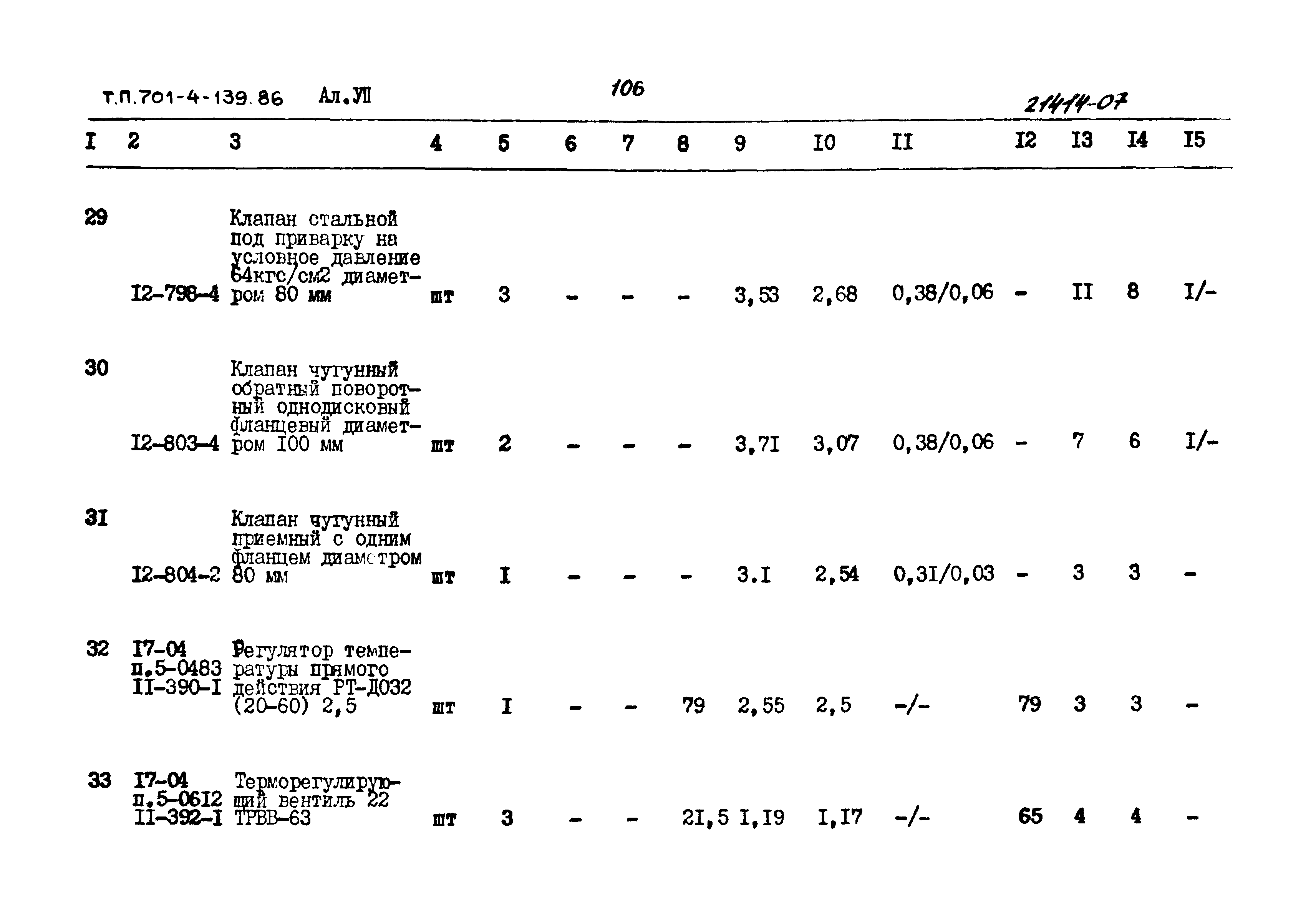 Типовой проект 701-4-139.86