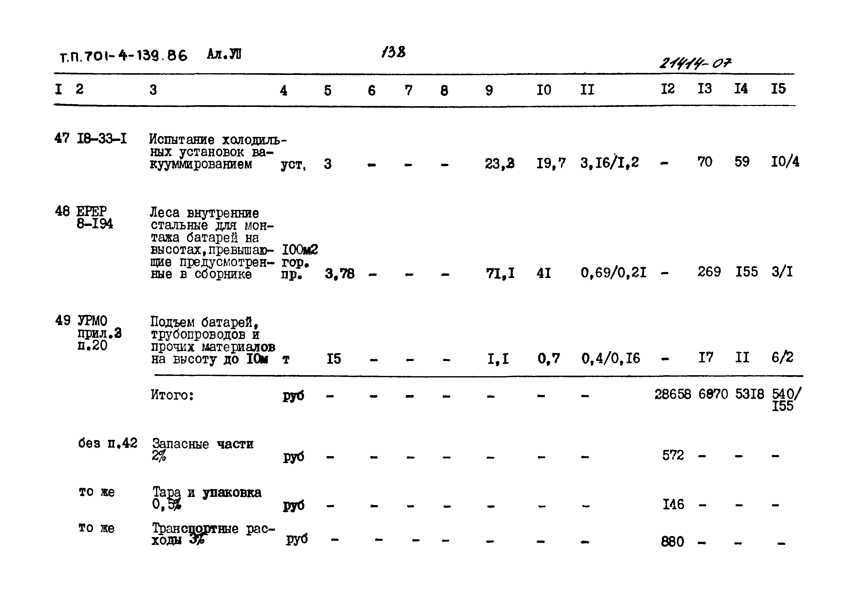 Типовой проект 701-4-139.86