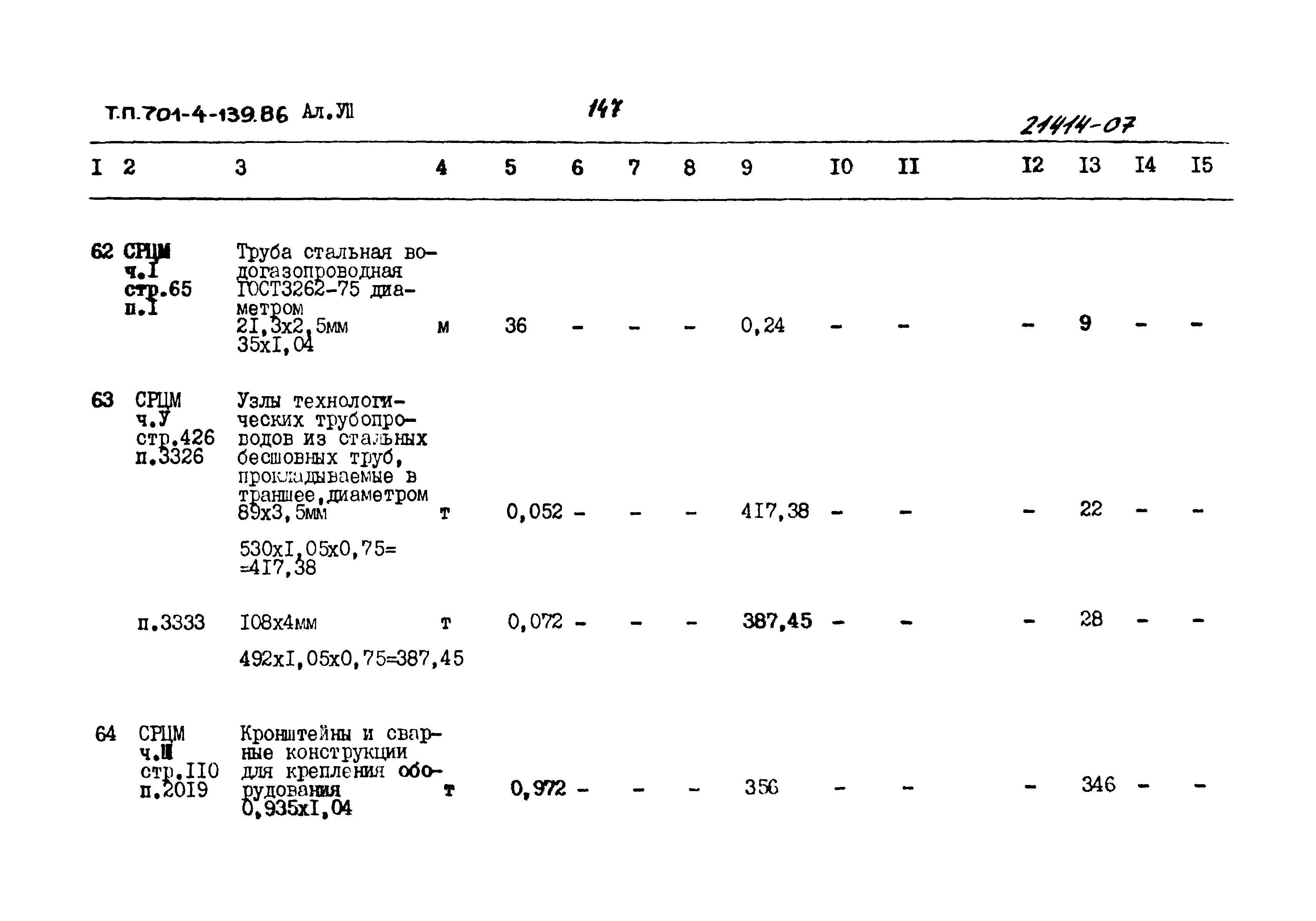 Типовой проект 701-4-139.86