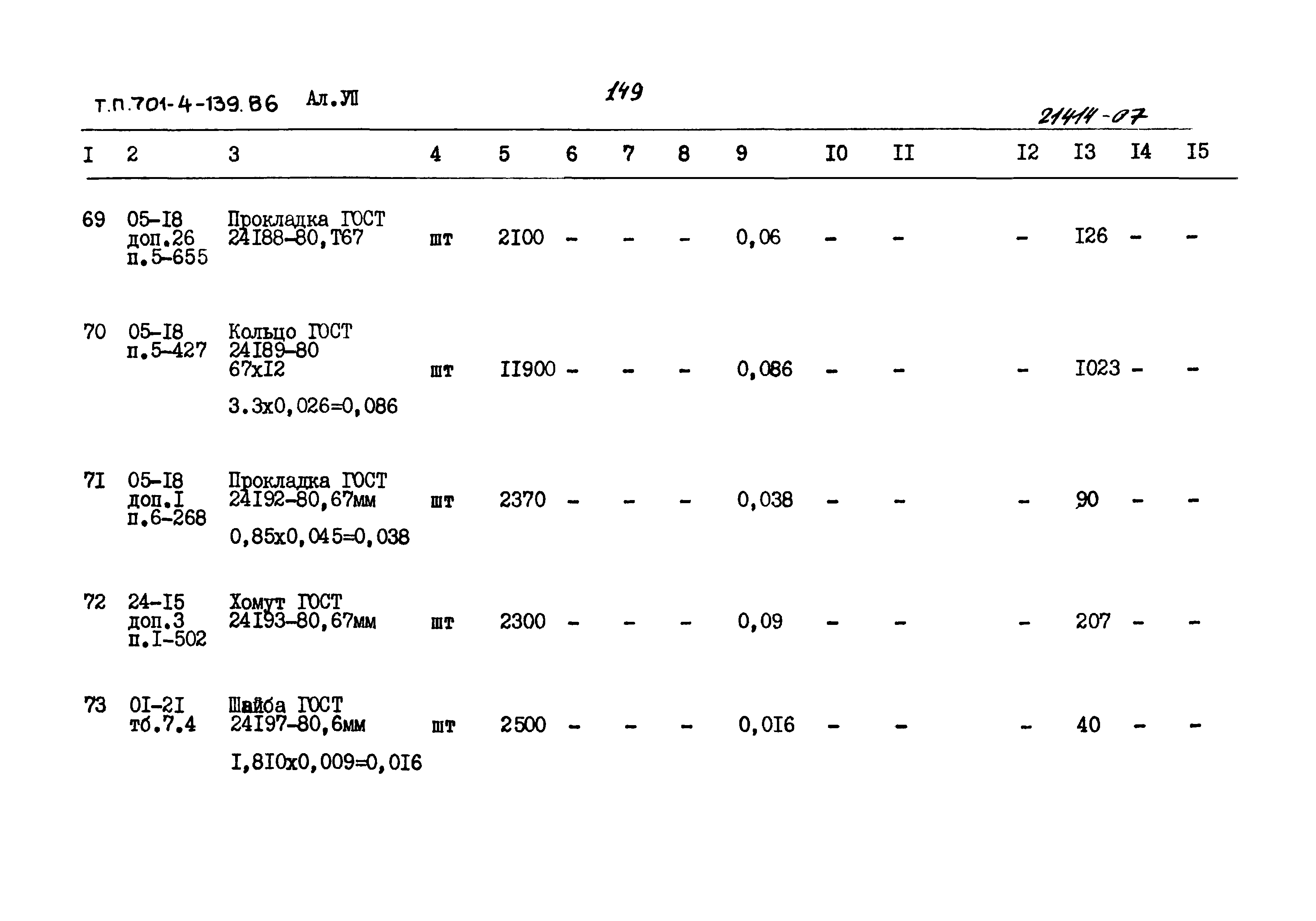 Типовой проект 701-4-139.86