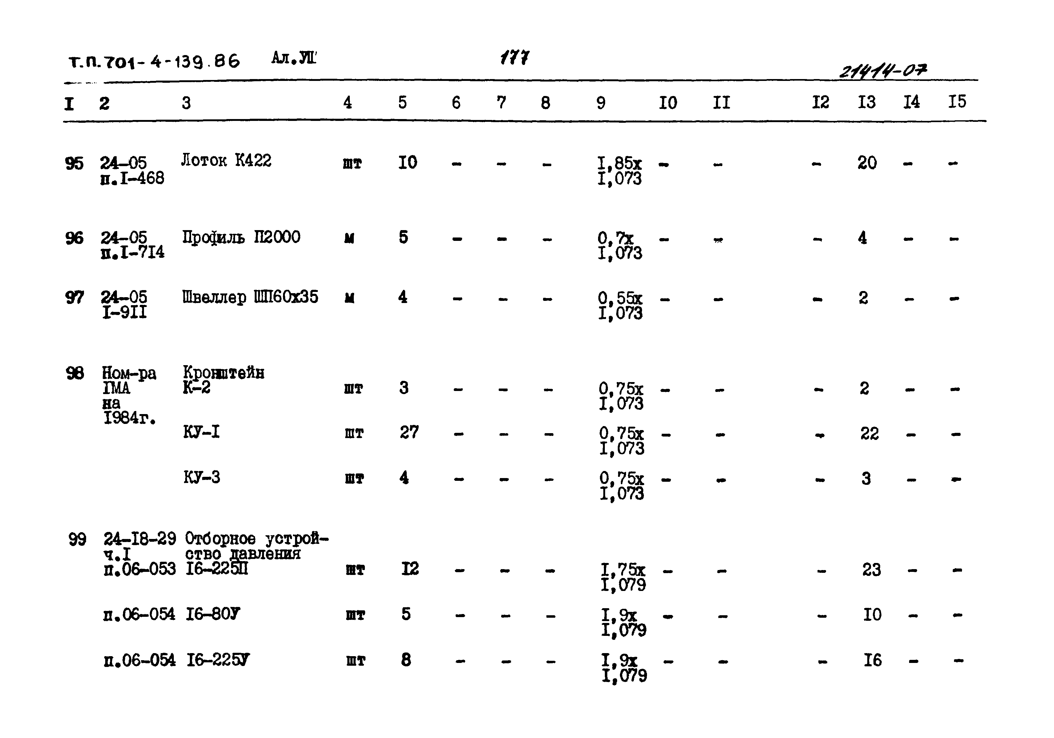 Типовой проект 701-4-139.86