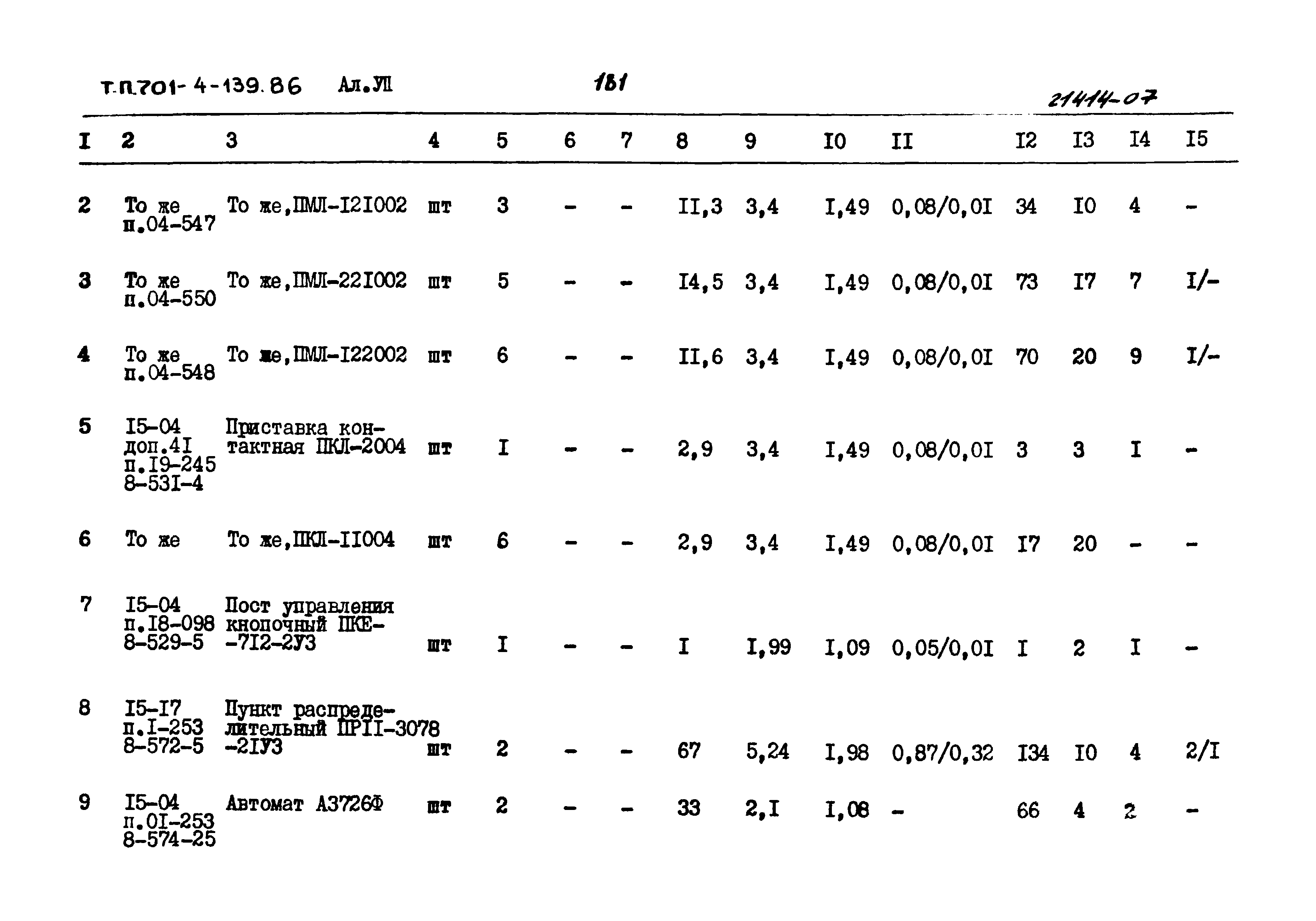 Типовой проект 701-4-139.86