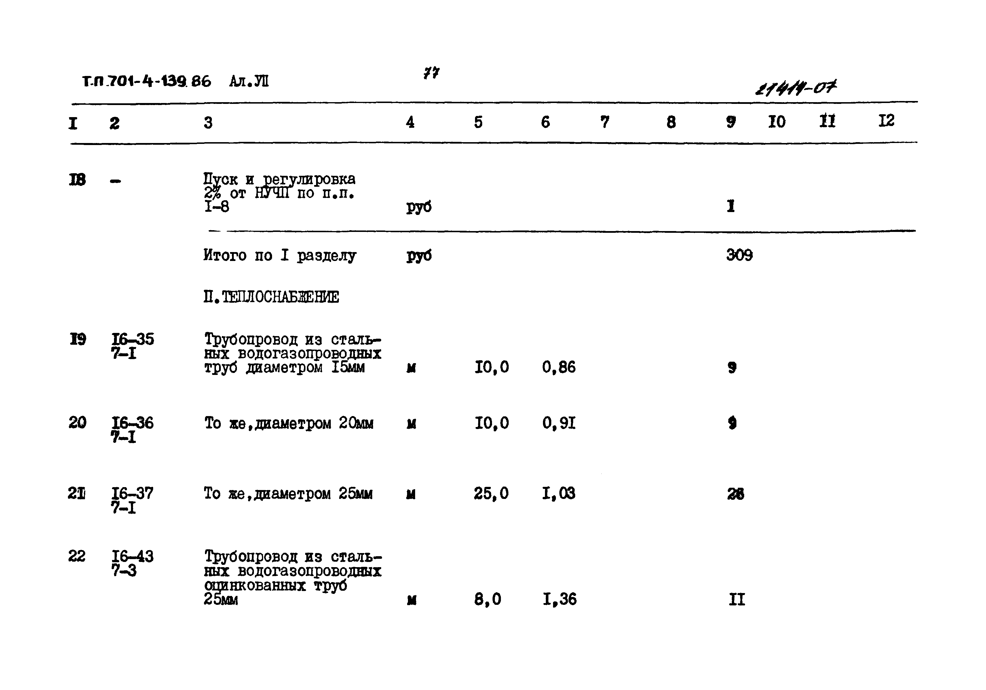 Типовой проект 701-4-139.86