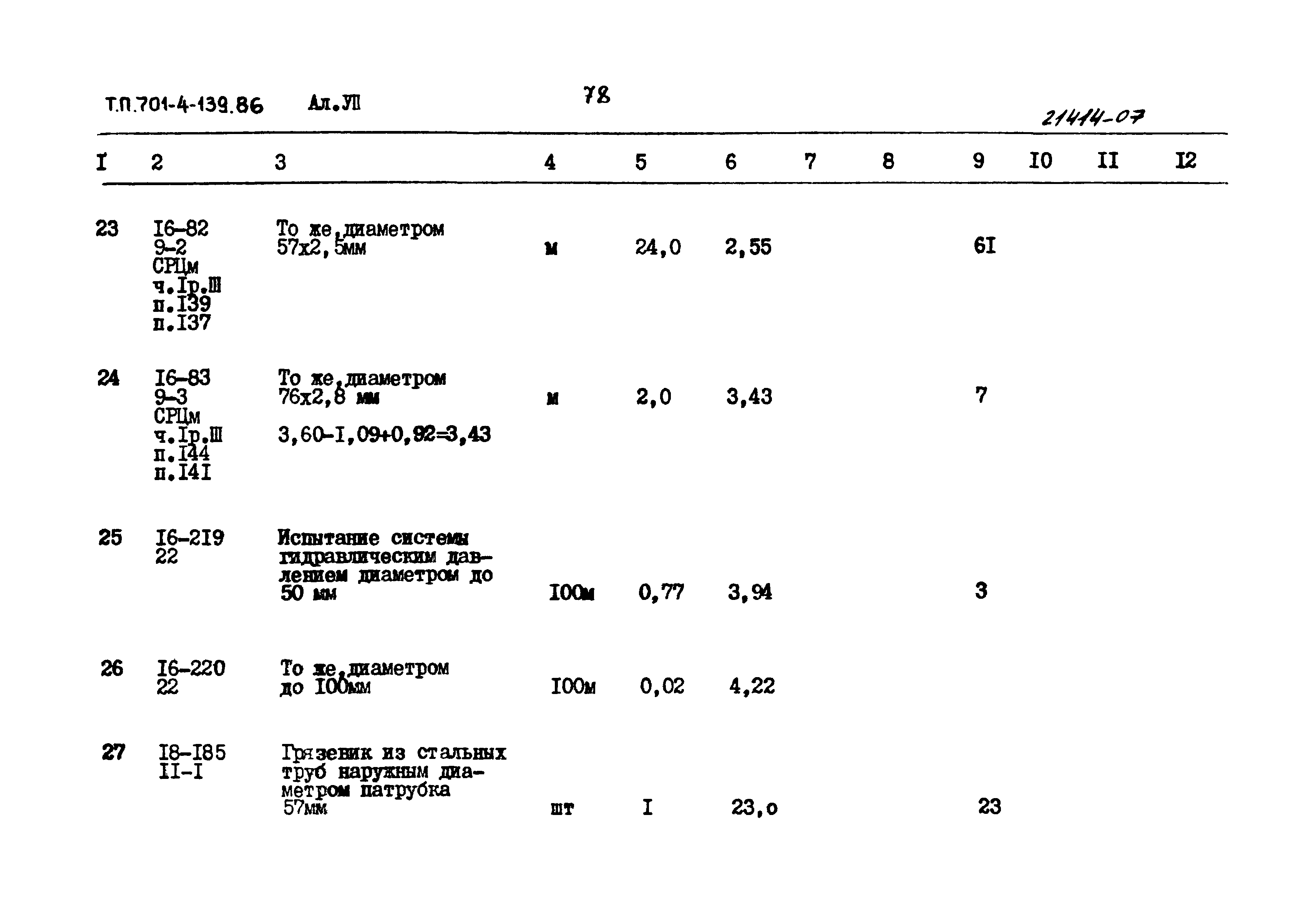 Типовой проект 701-4-139.86