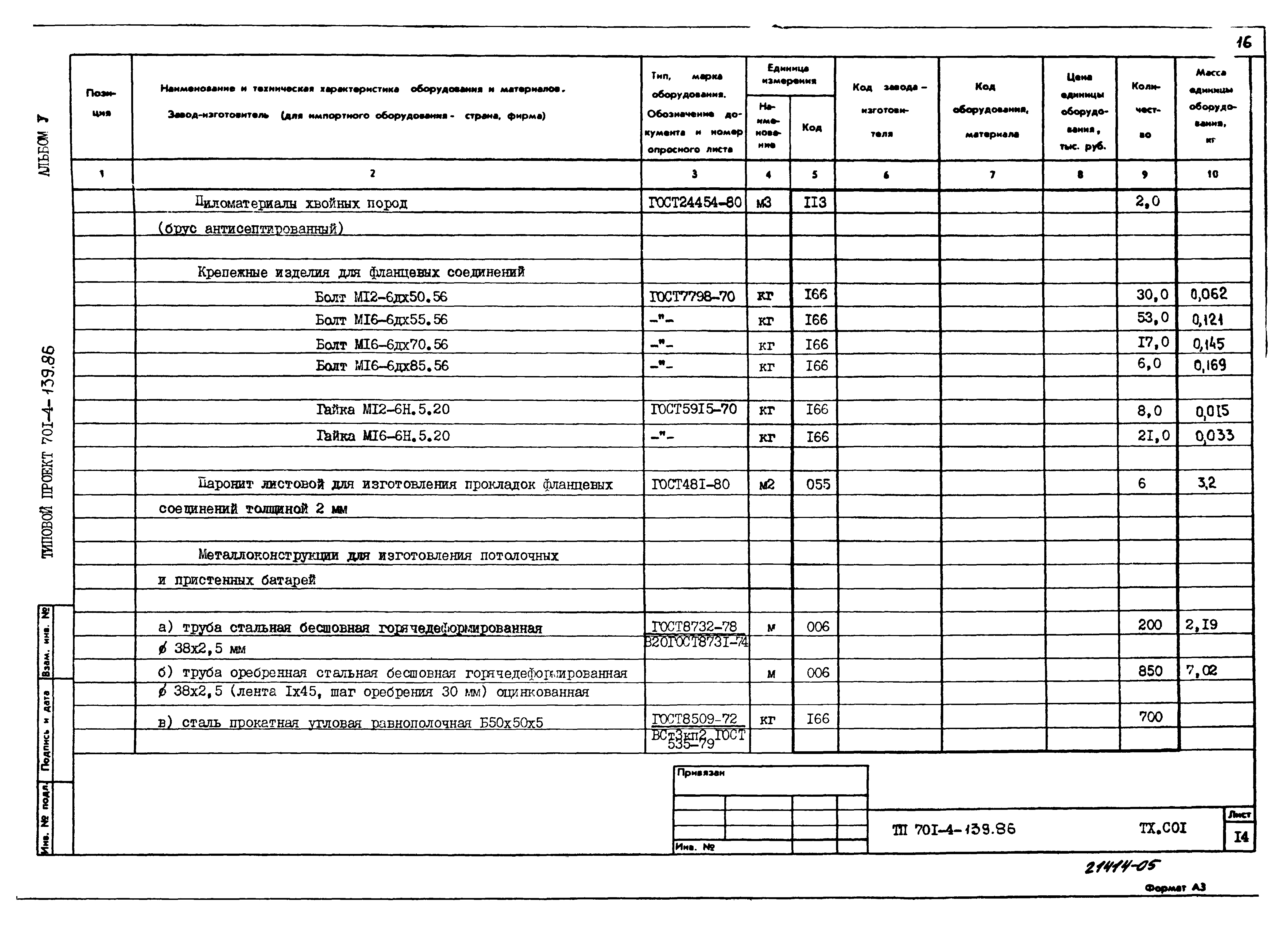 Типовой проект 701-4-139.86