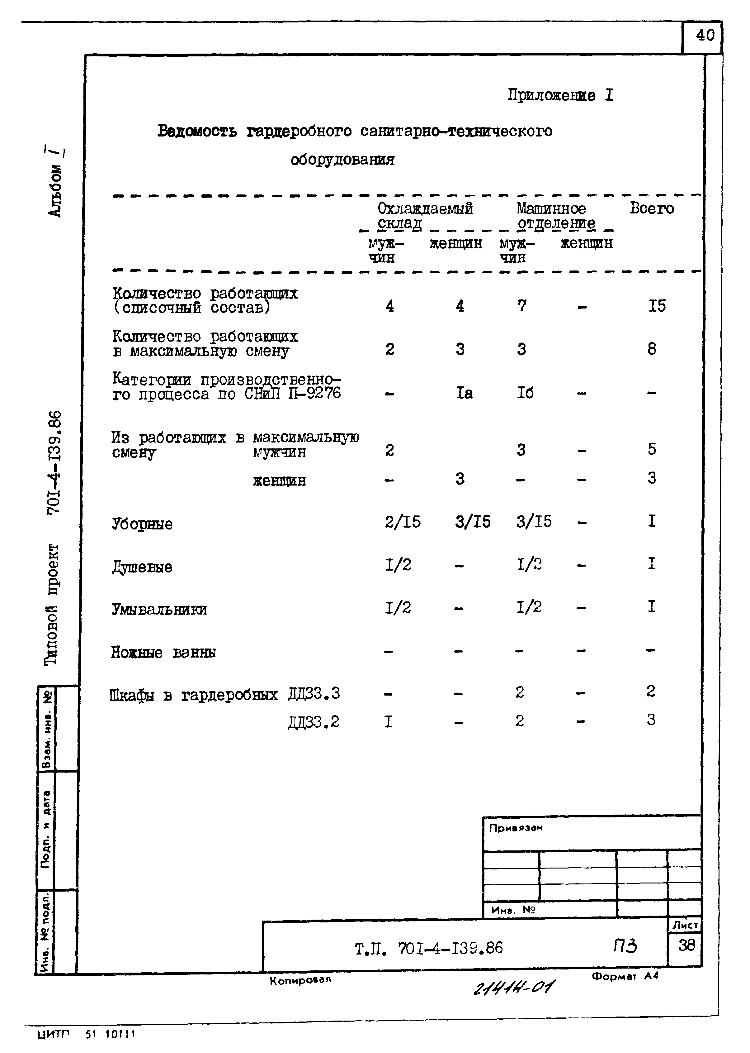 Типовой проект 701-4-139.86