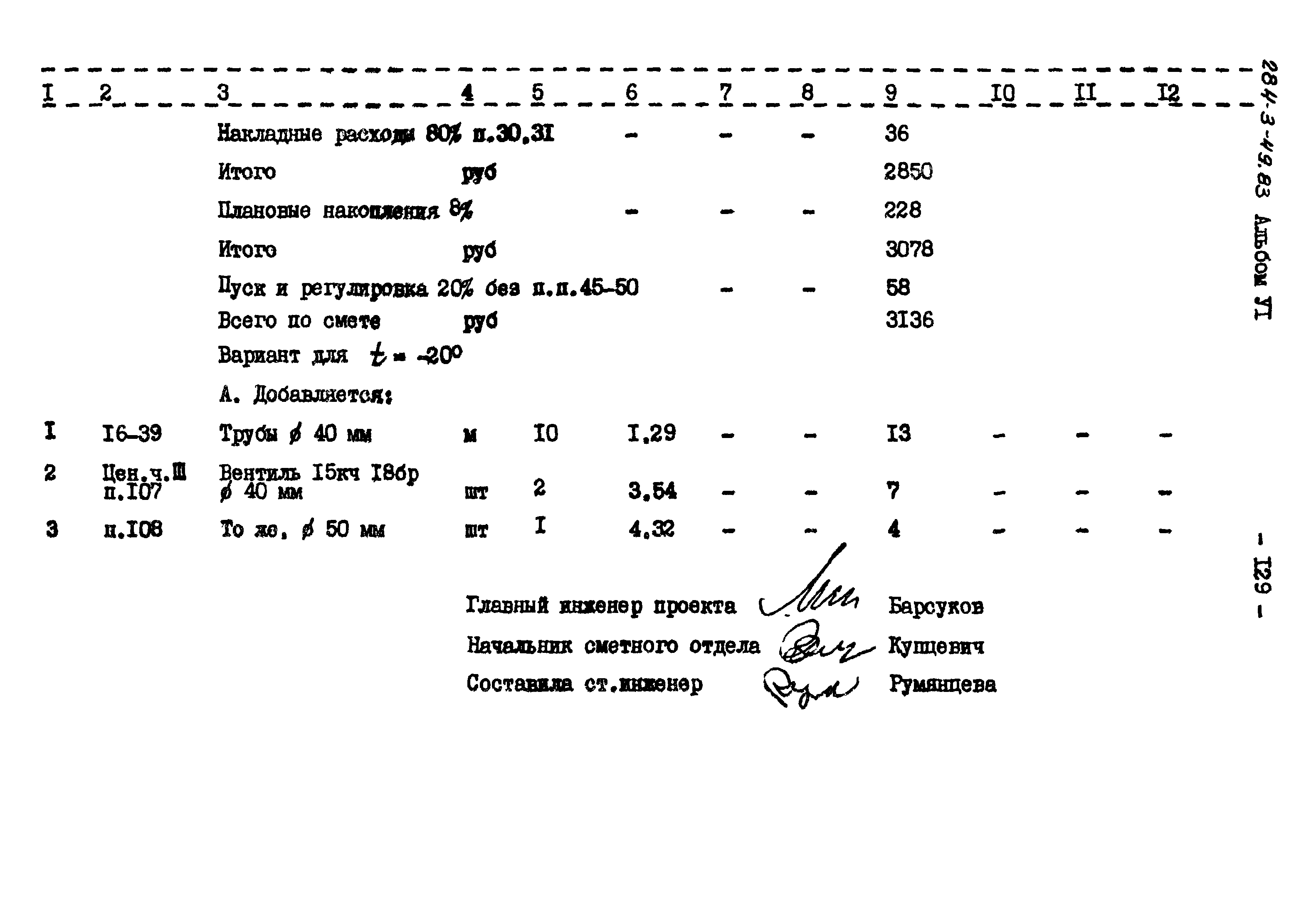 Типовой проект 284-3-49.83