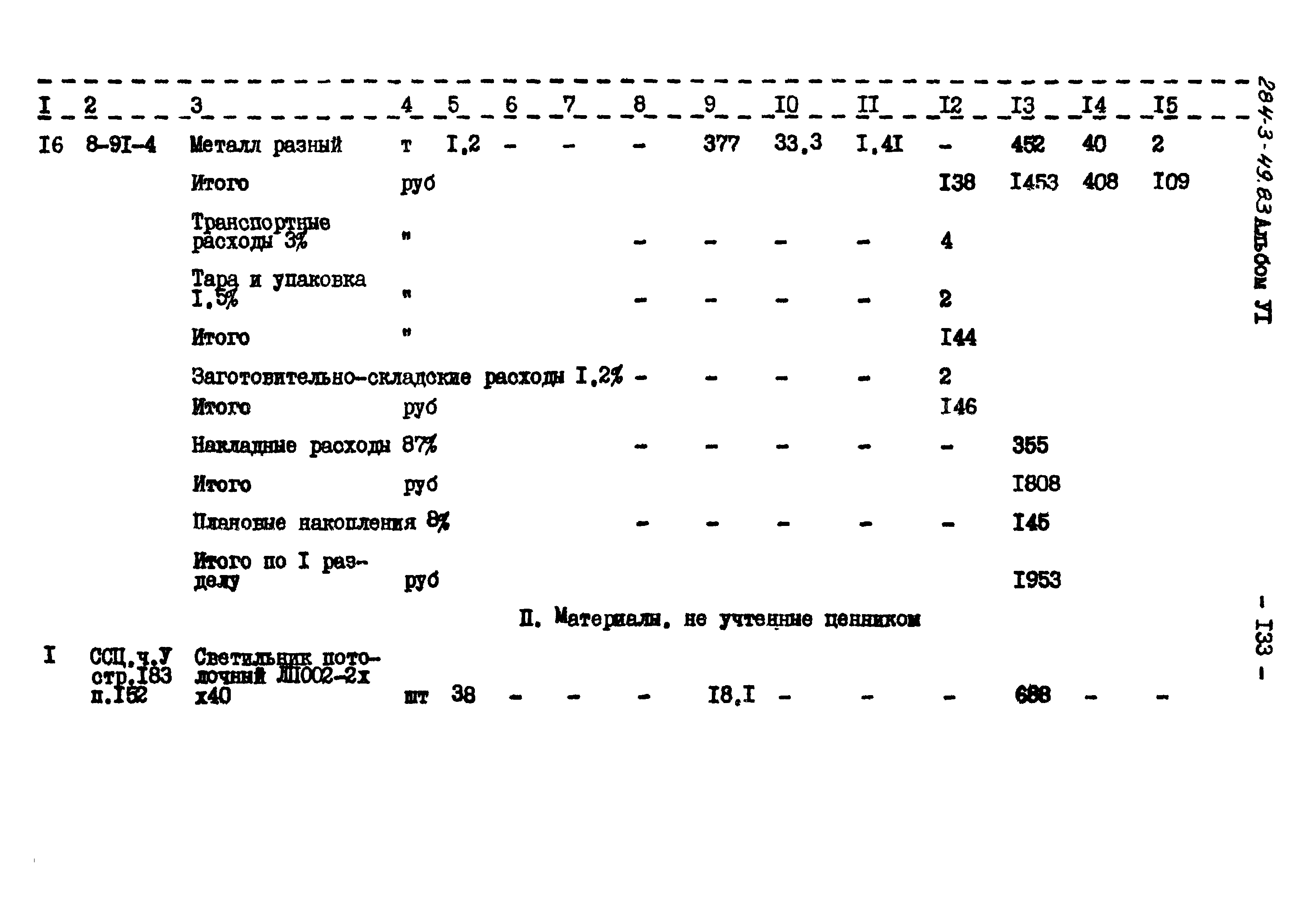 Типовой проект 284-3-49.83