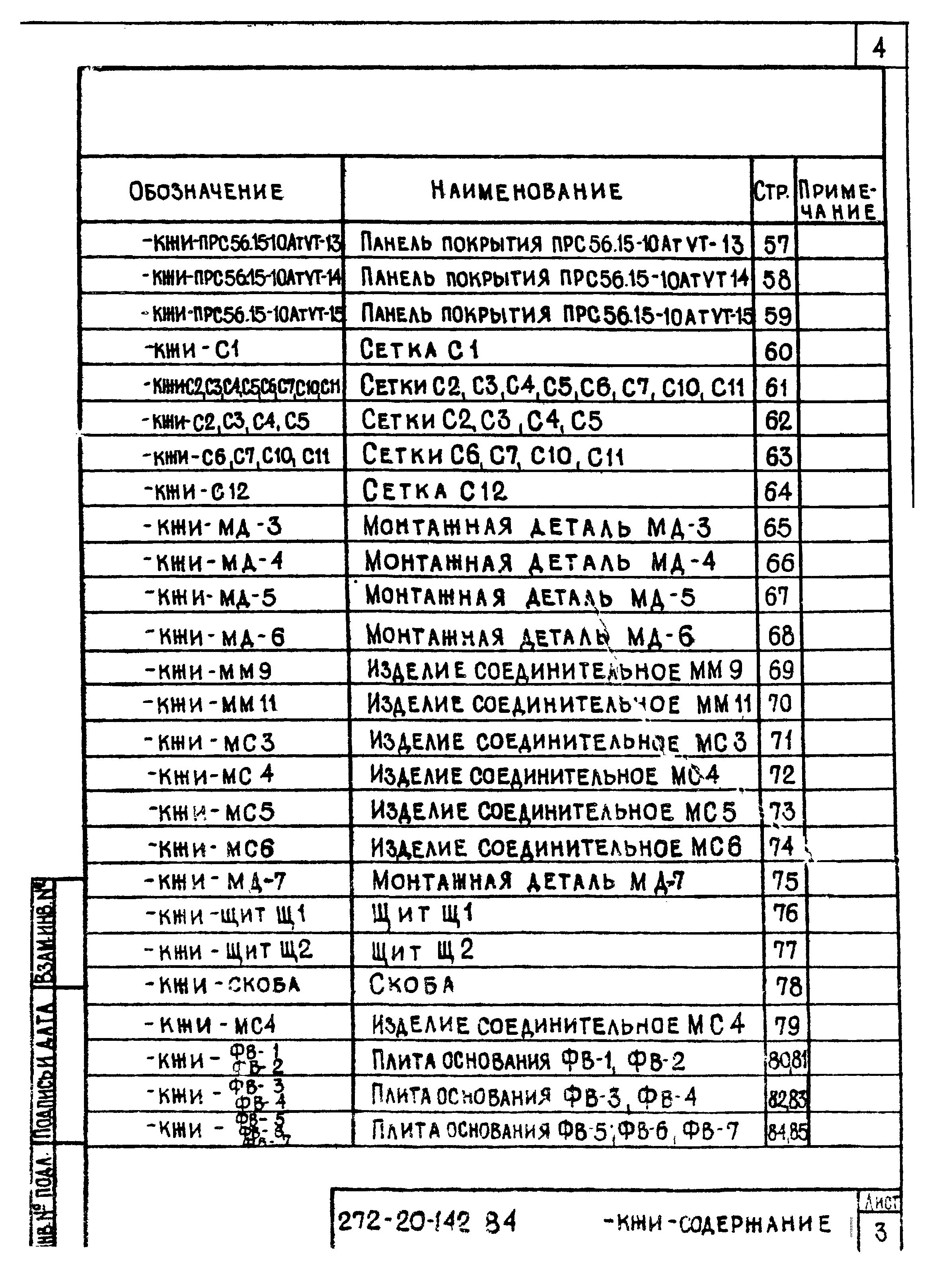 Типовой проект 272-20-142.84