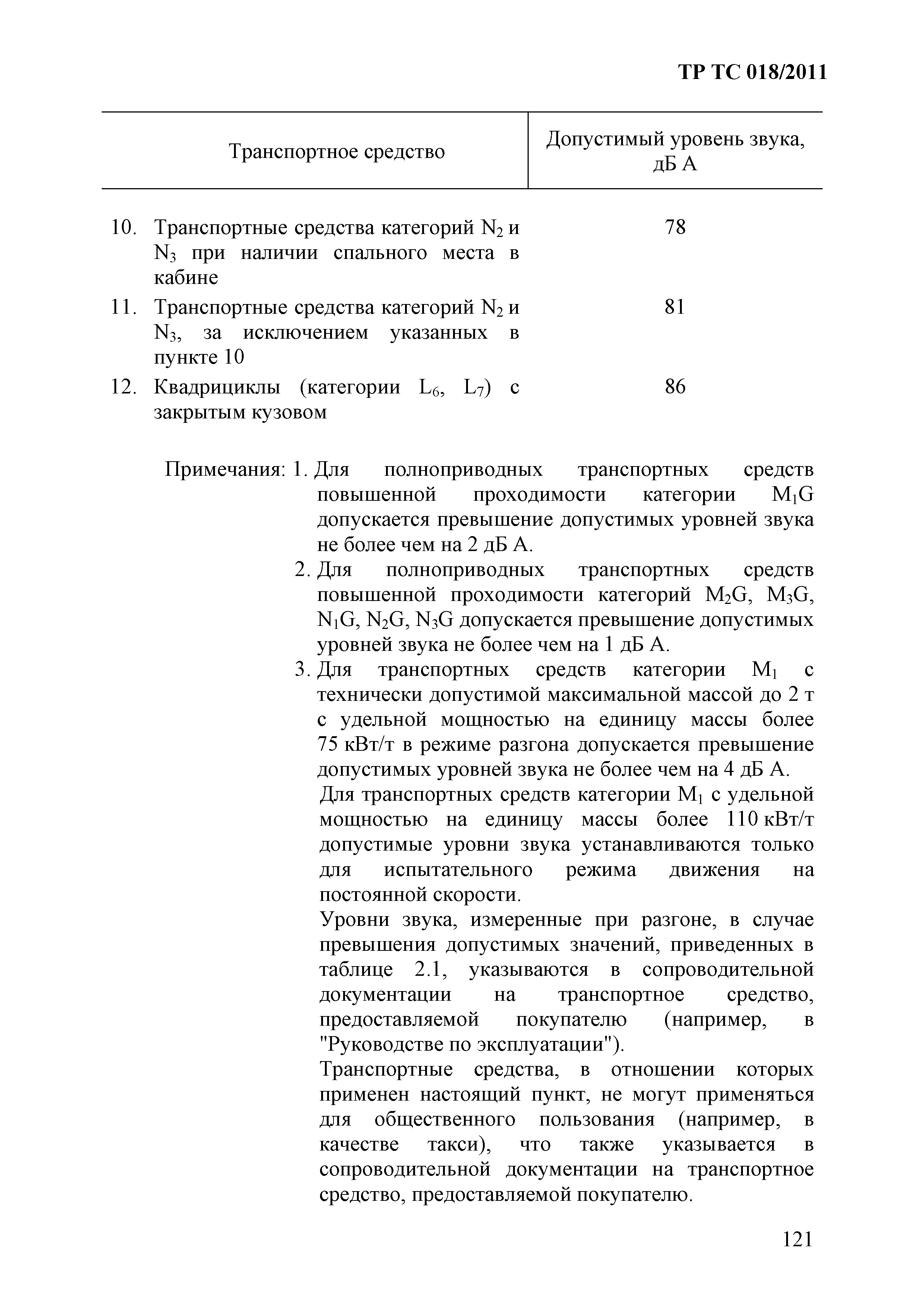 Технический регламент Таможенного союза 018/2011