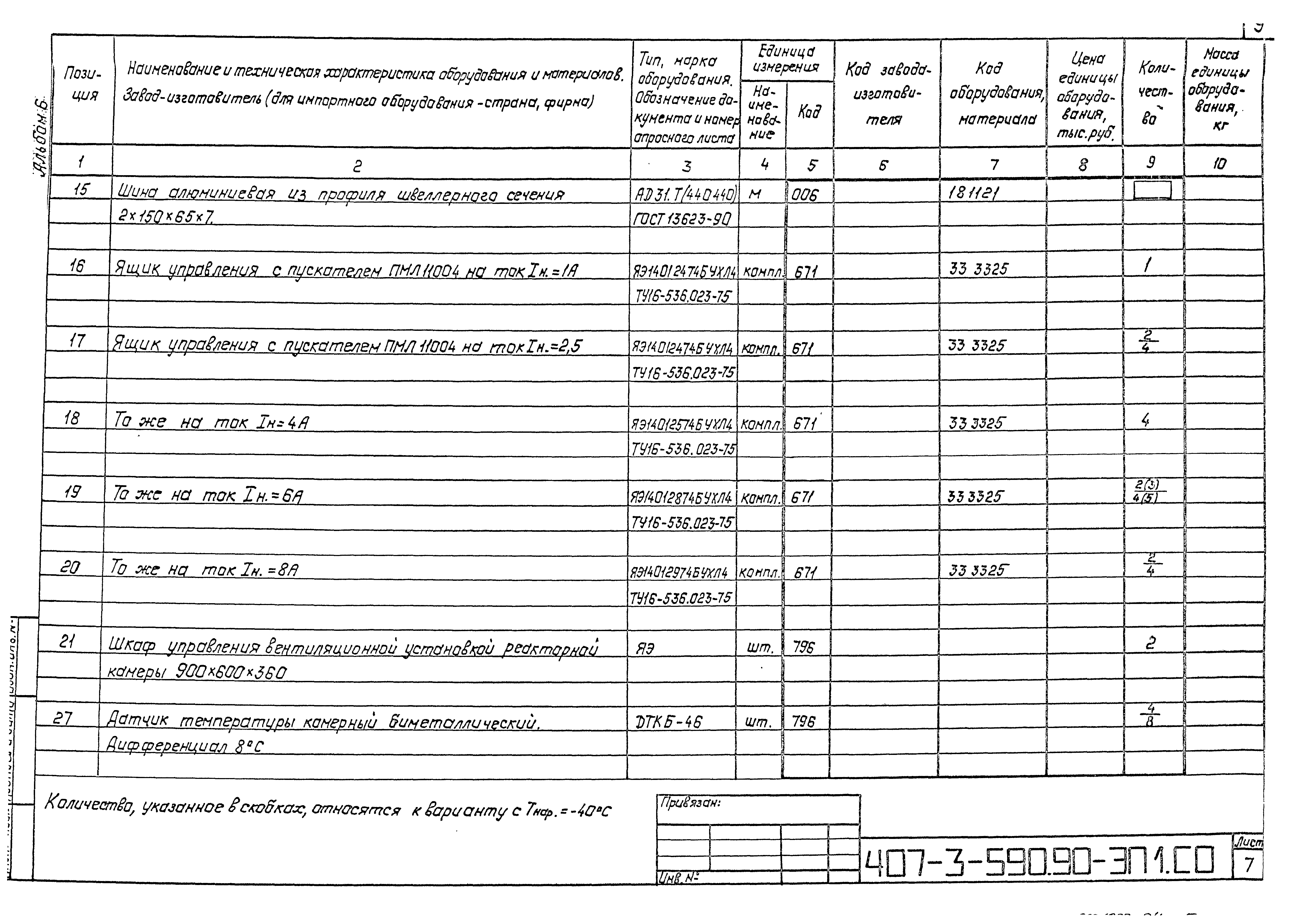 Типовой проект 407-3-590.90