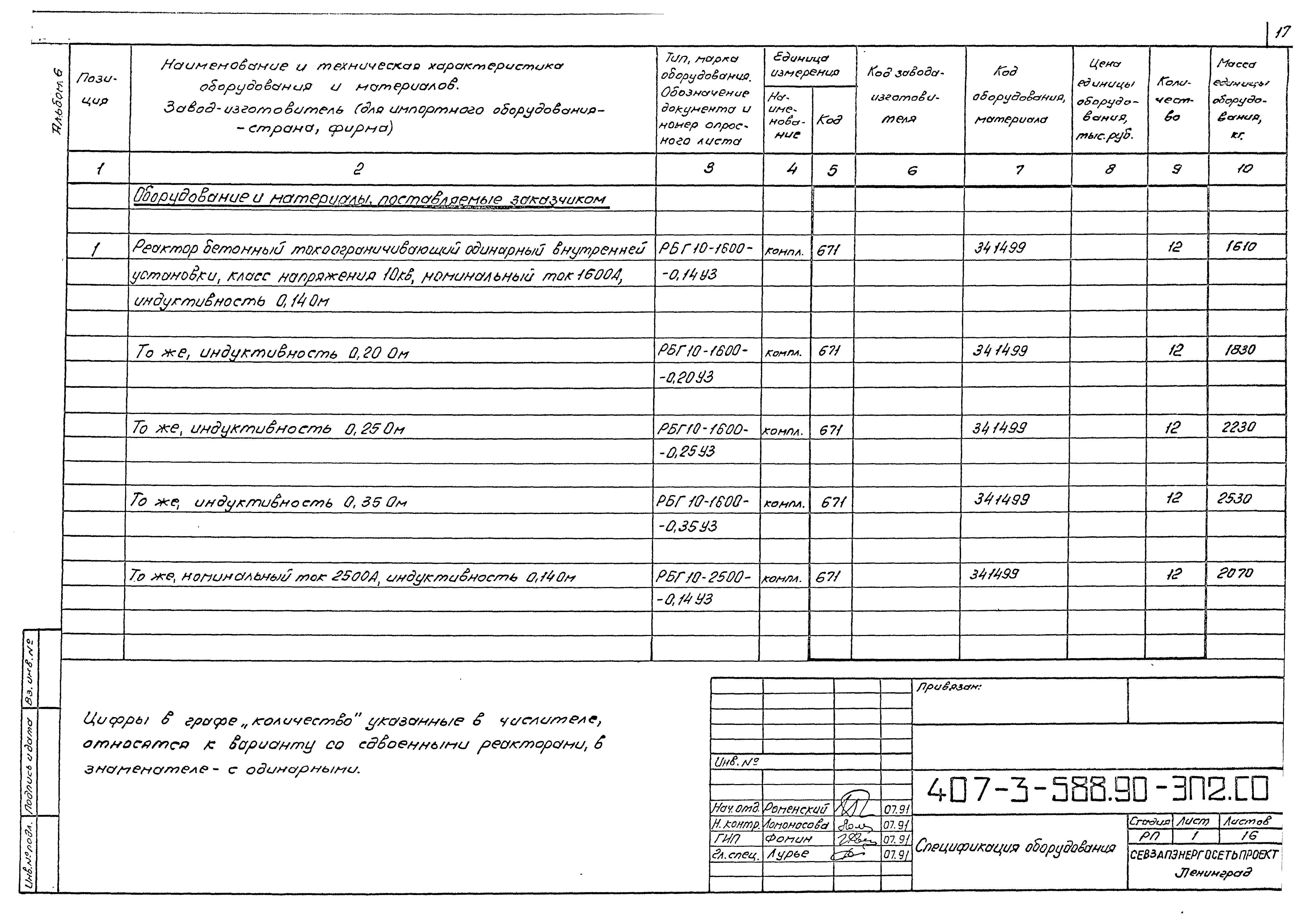 Типовой проект 407-3-588.90