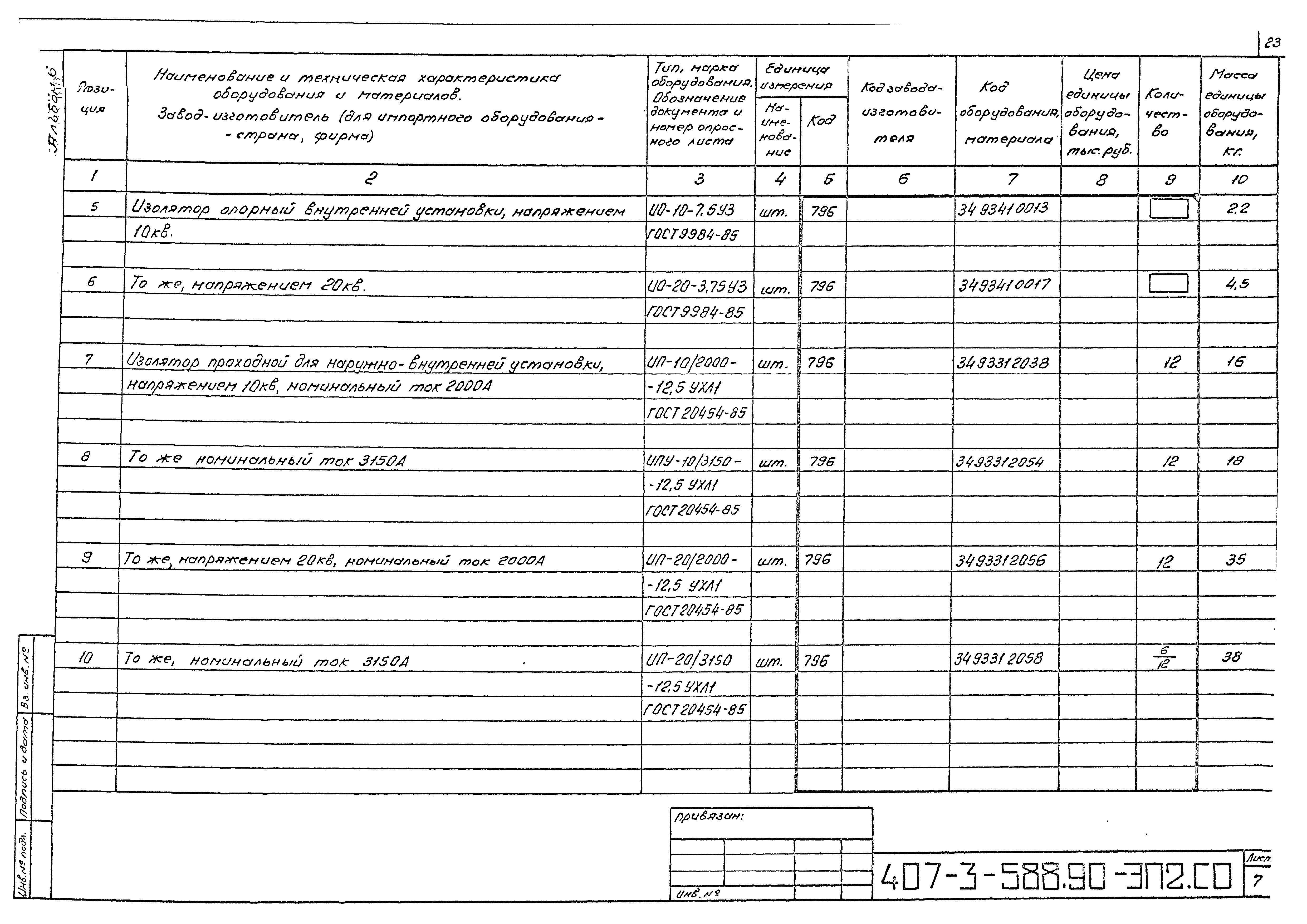 Типовой проект 407-3-588.90