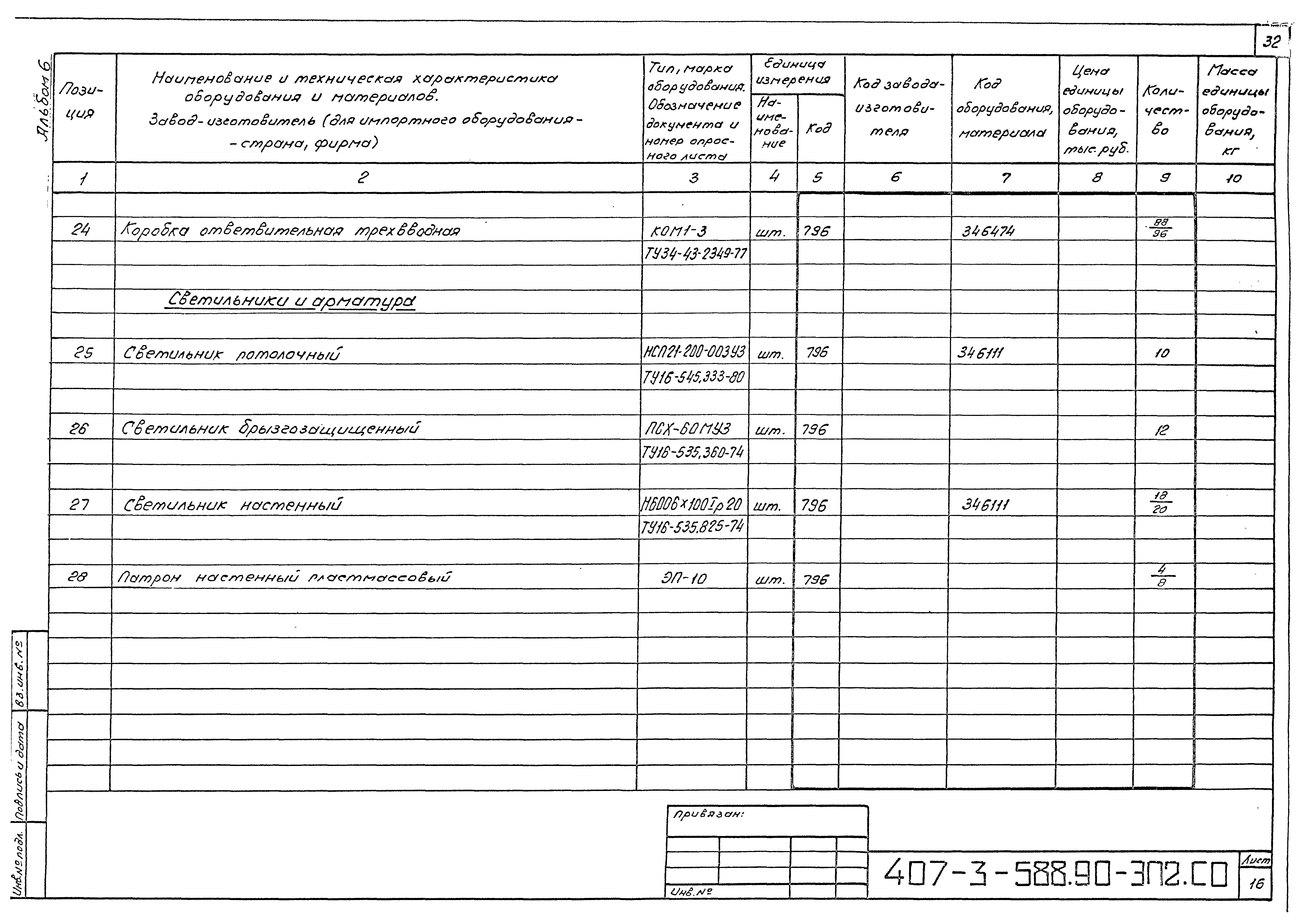 Типовой проект 407-3-588.90