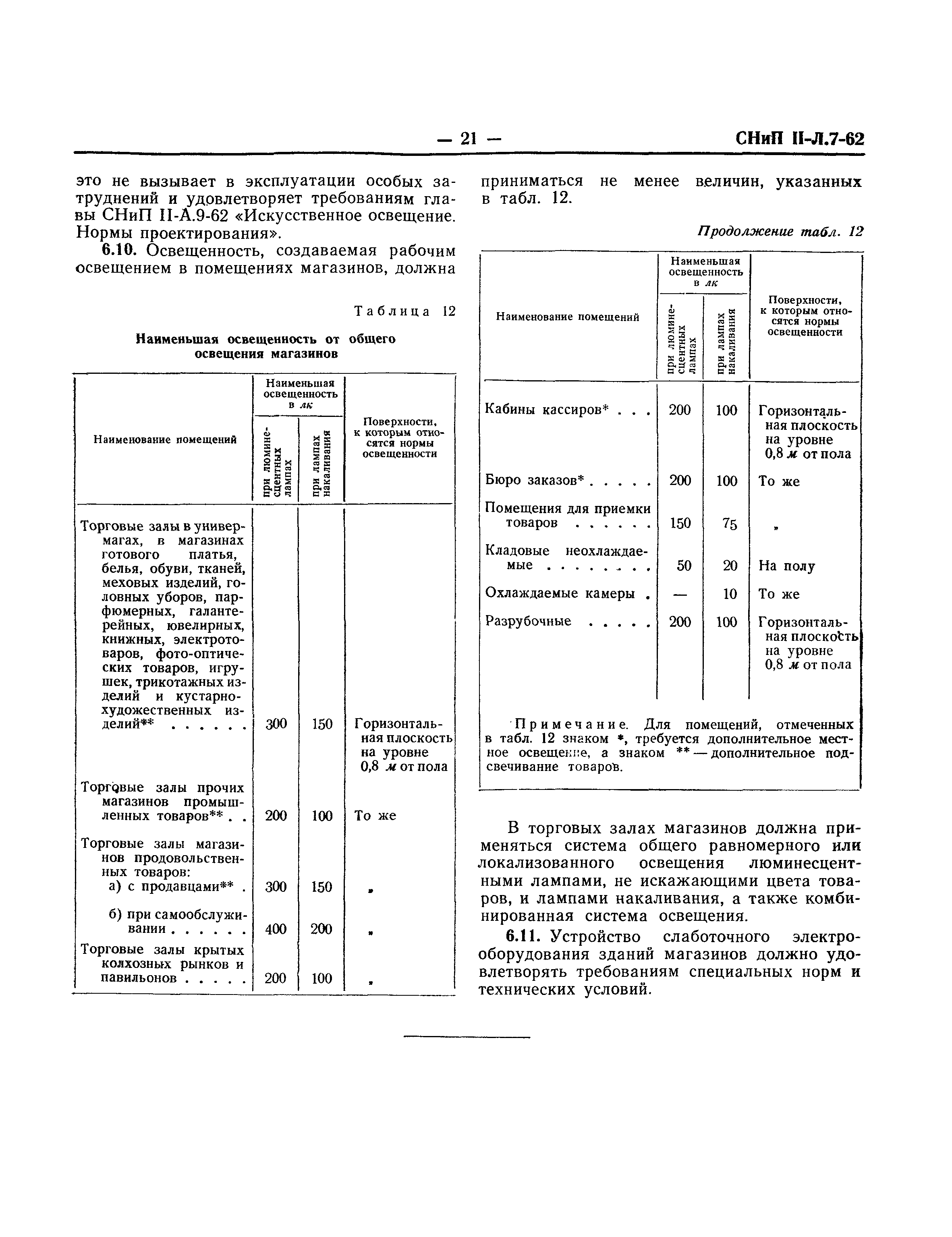 СНиП II-Л.7-62