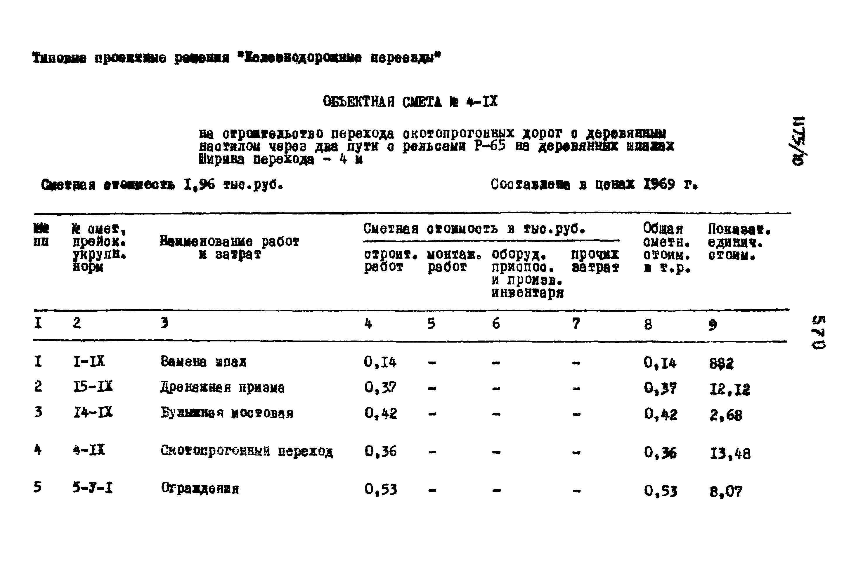 Типовые проектные решения 501-0-118