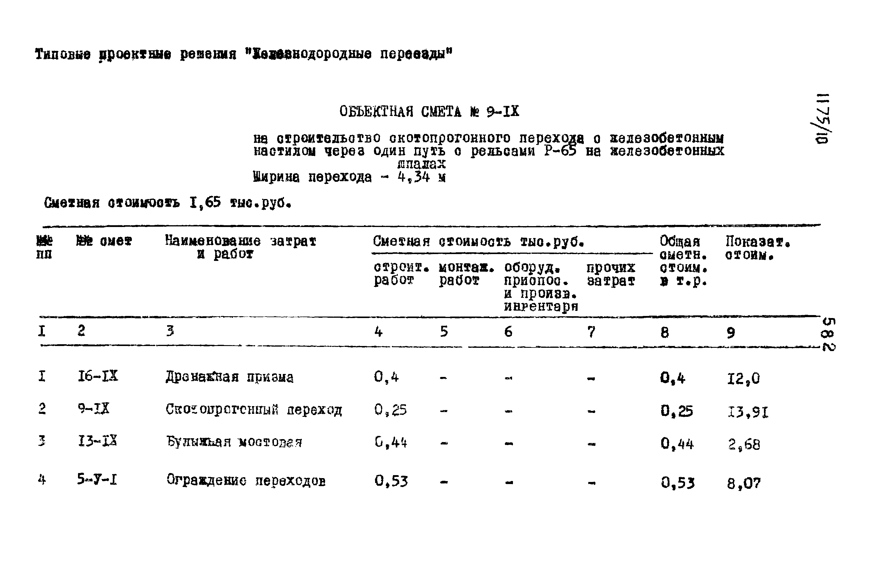 Типовые проектные решения 501-0-118