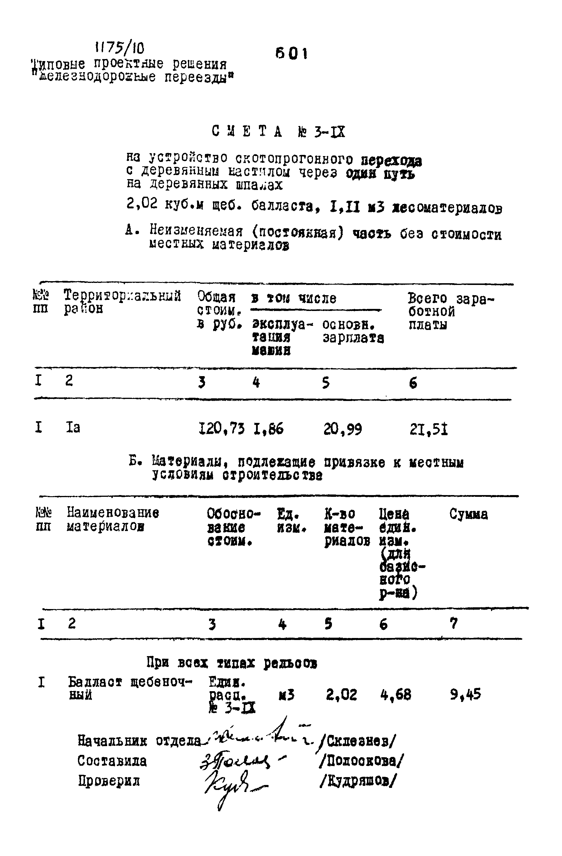 Типовые проектные решения 501-0-118