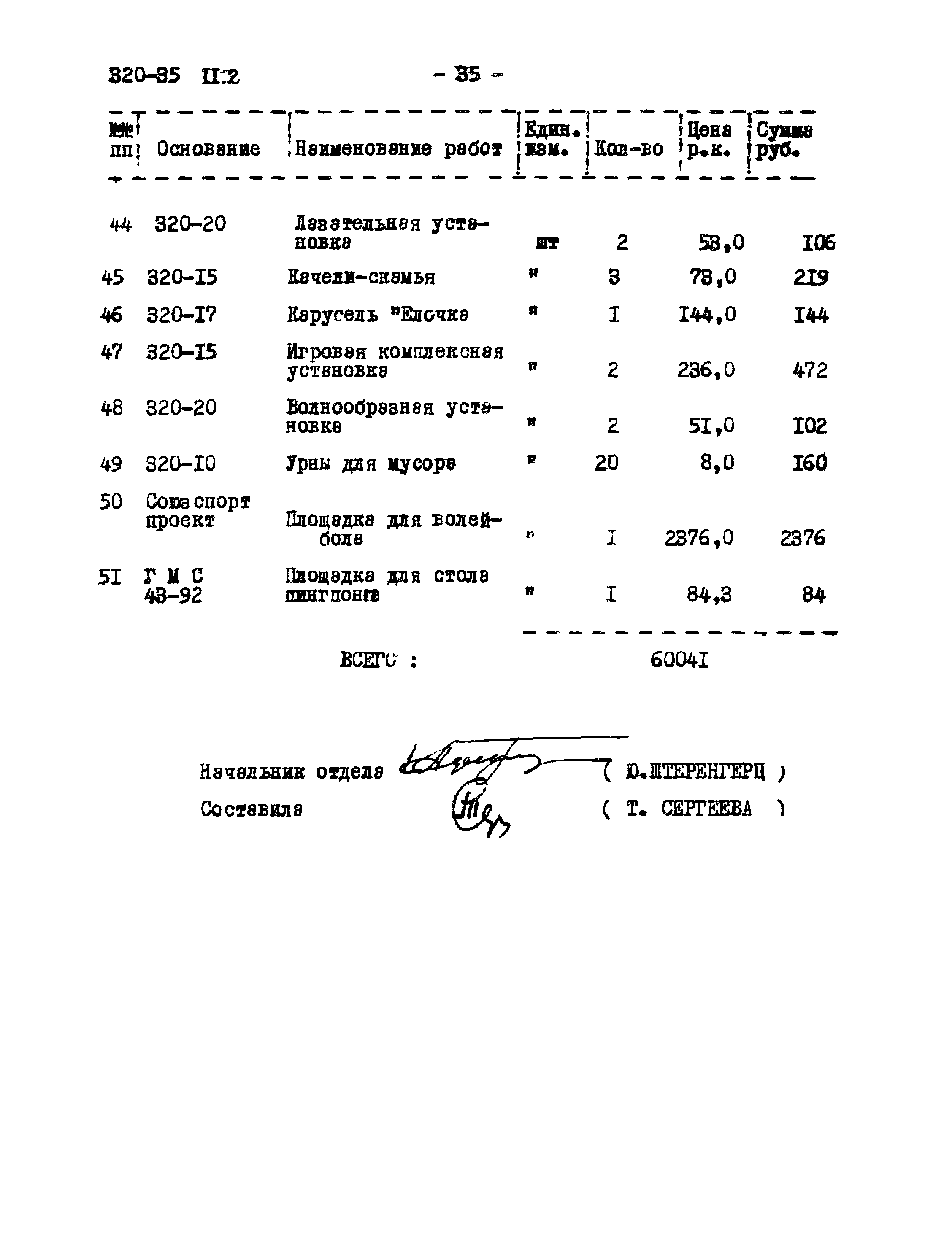 Типовой проект 320-35