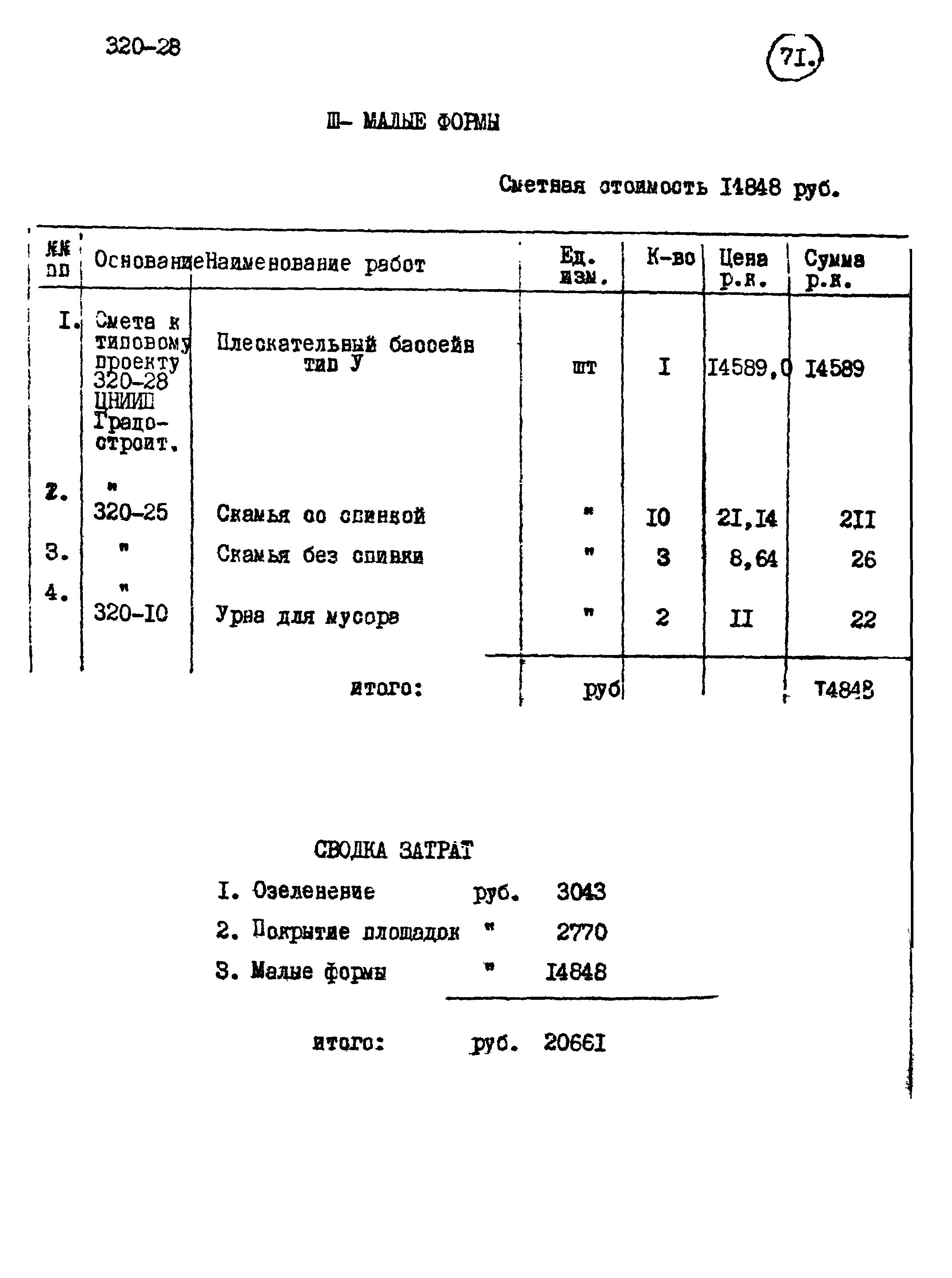 Типовой проект 320-28