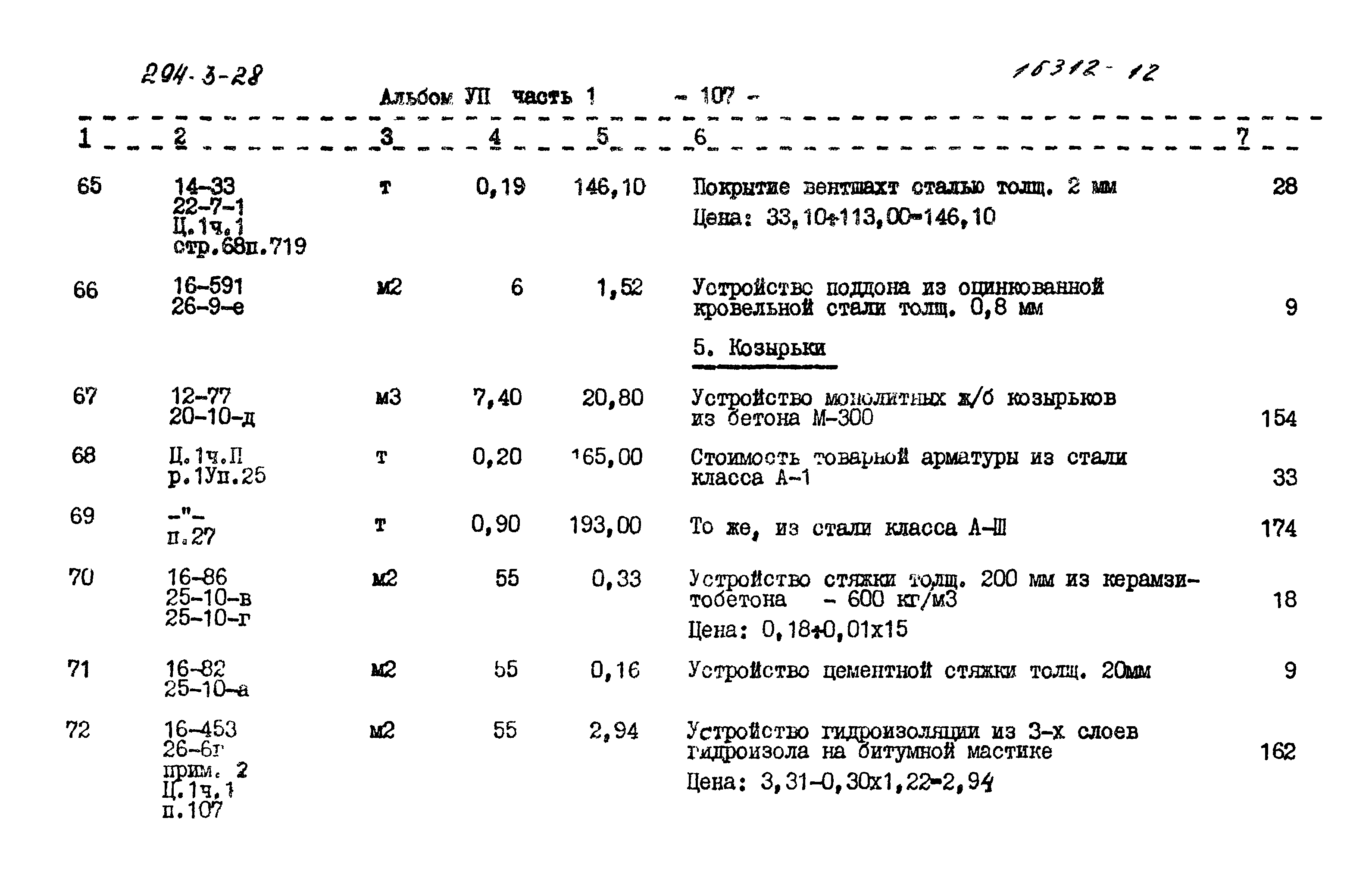 Типовой проект 294-3-28