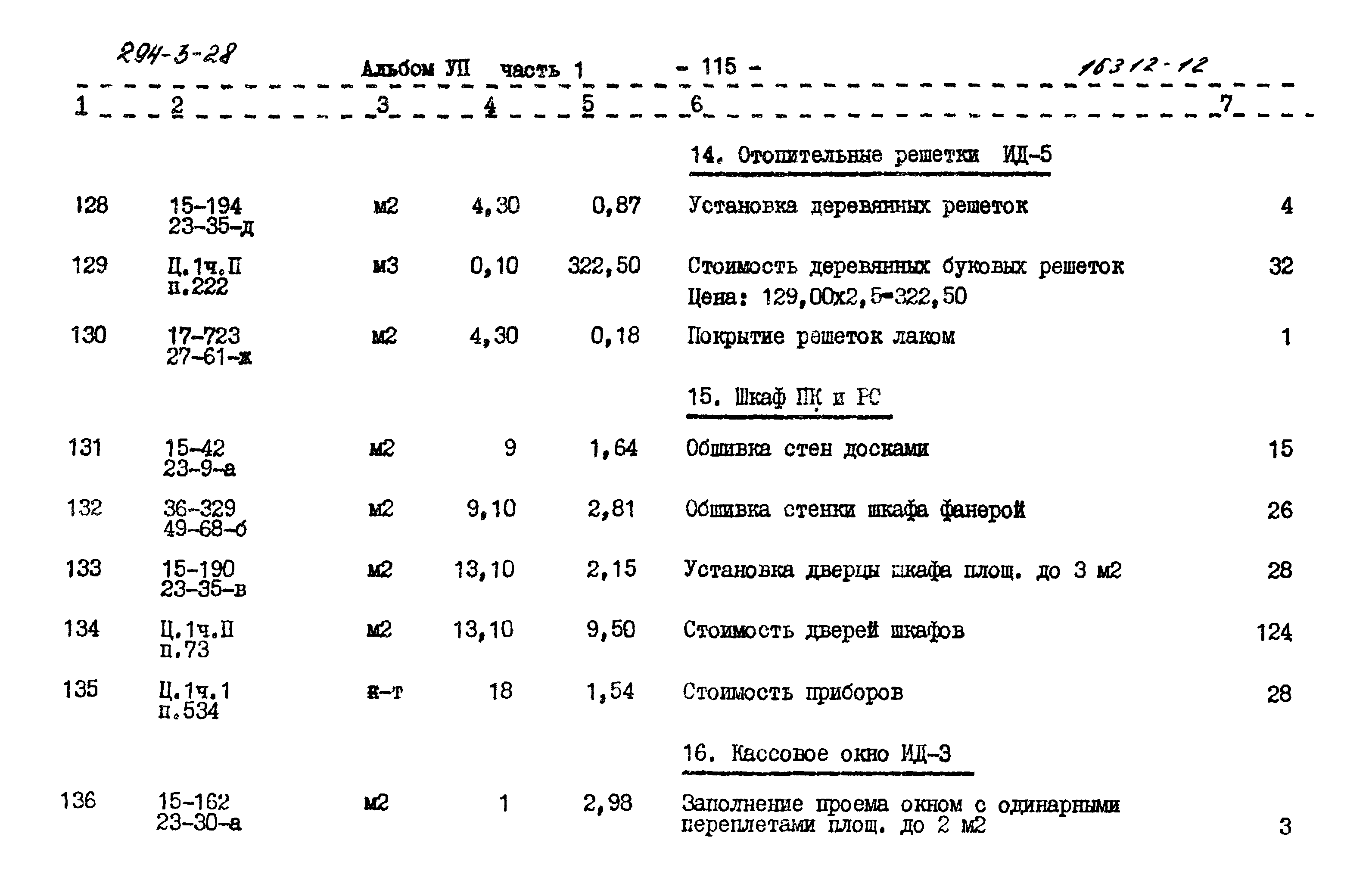 Типовой проект 294-3-28