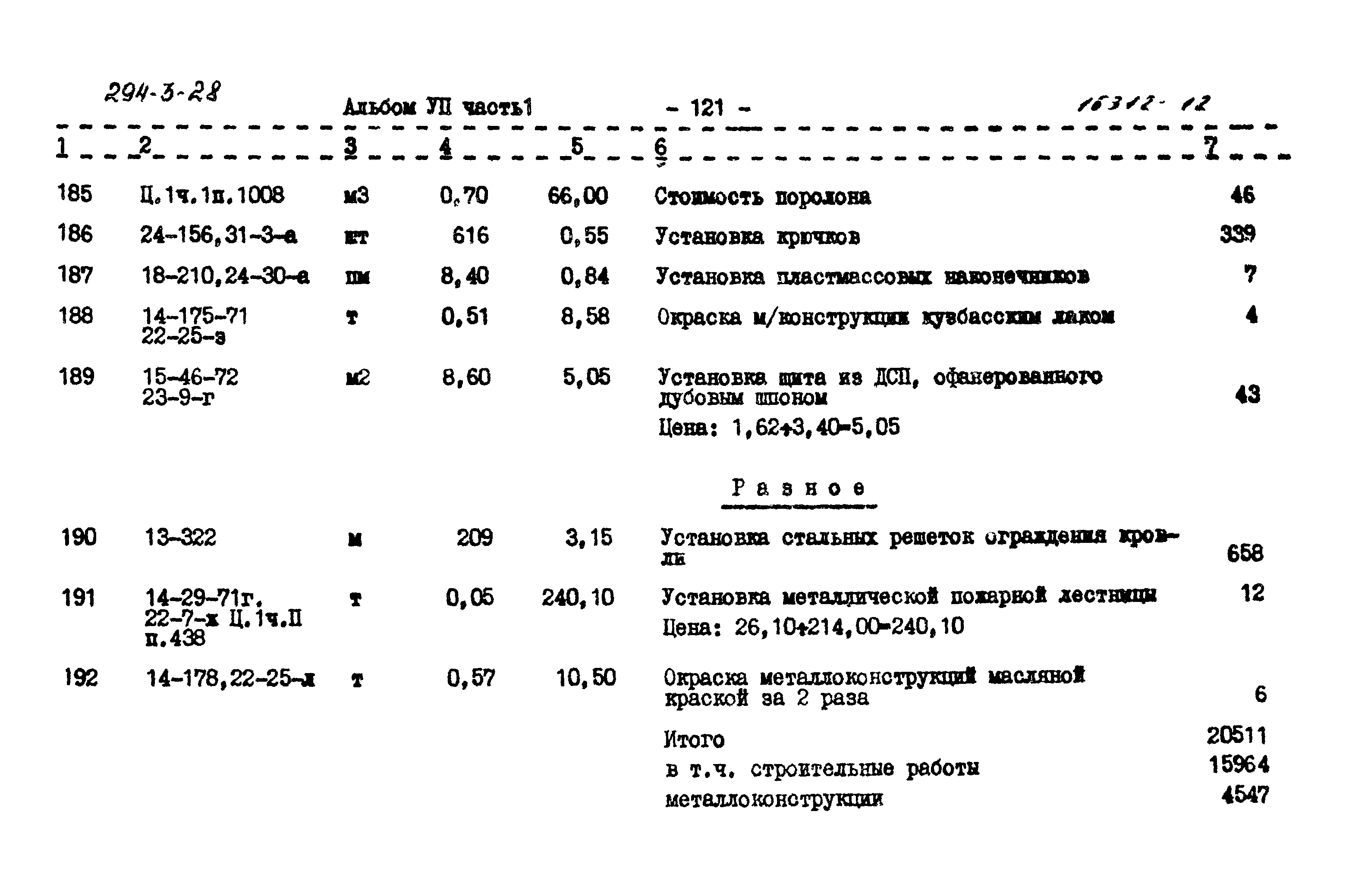 Типовой проект 294-3-28