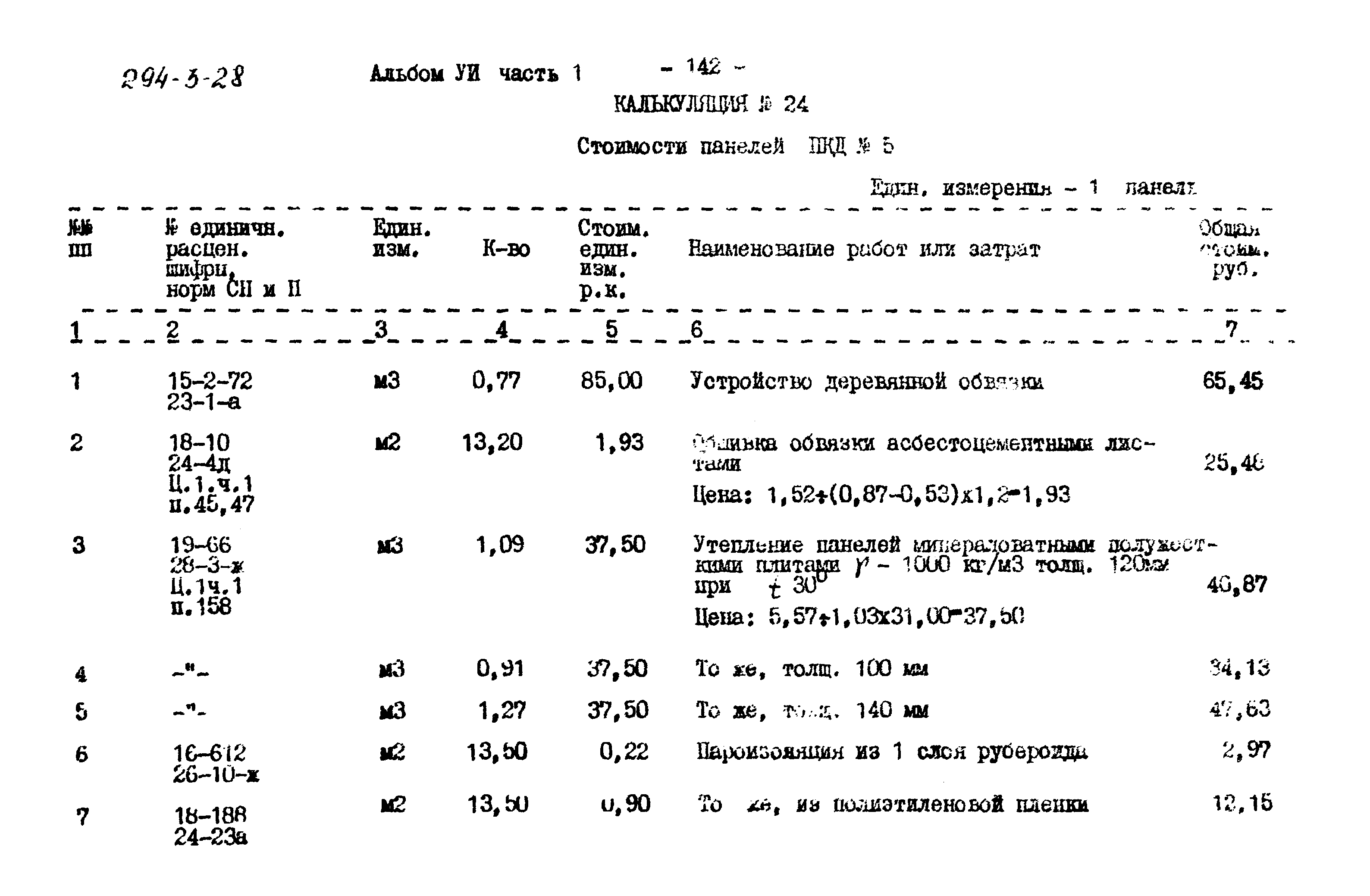 Типовой проект 294-3-28