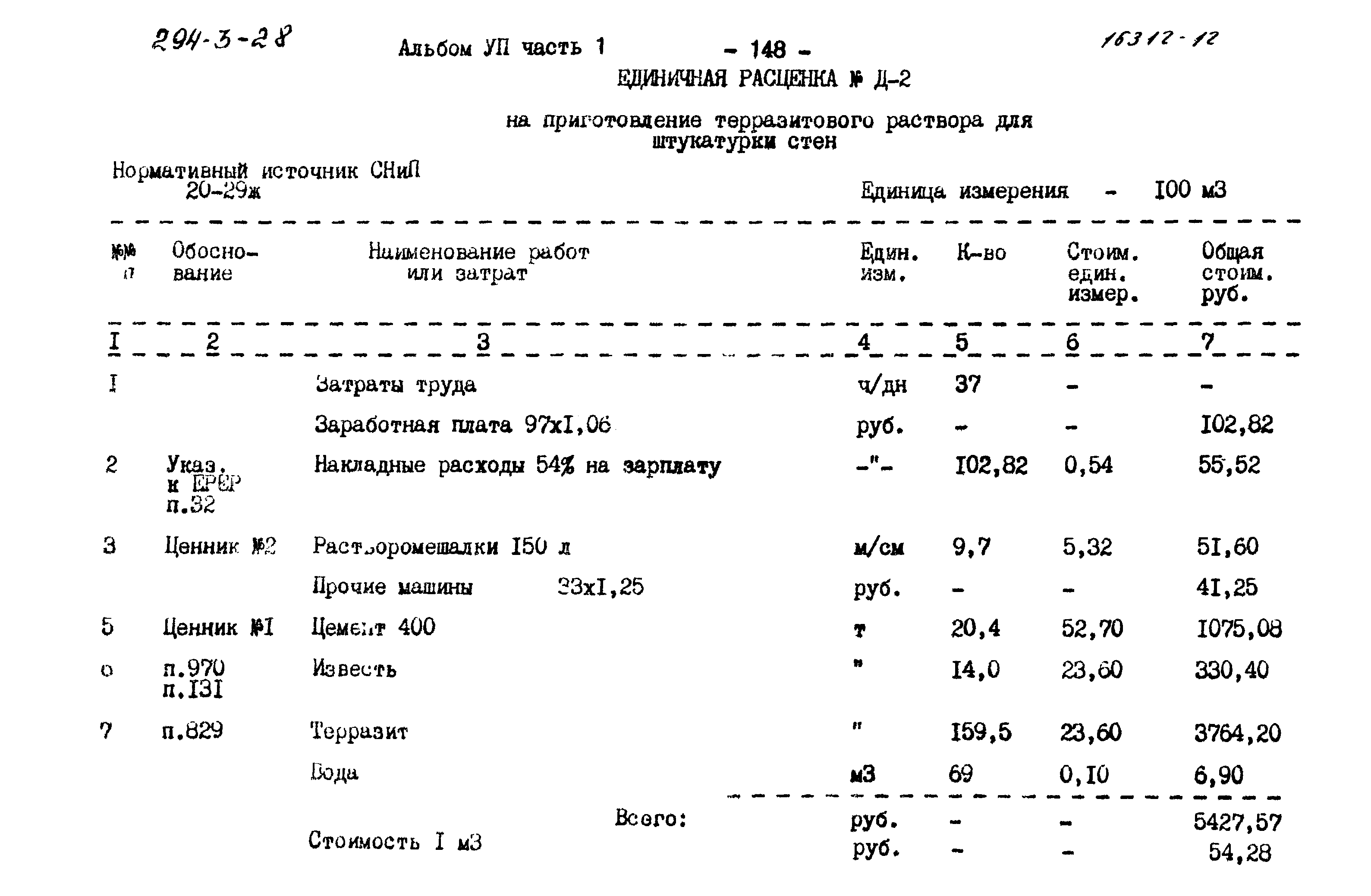 Типовой проект 294-3-28