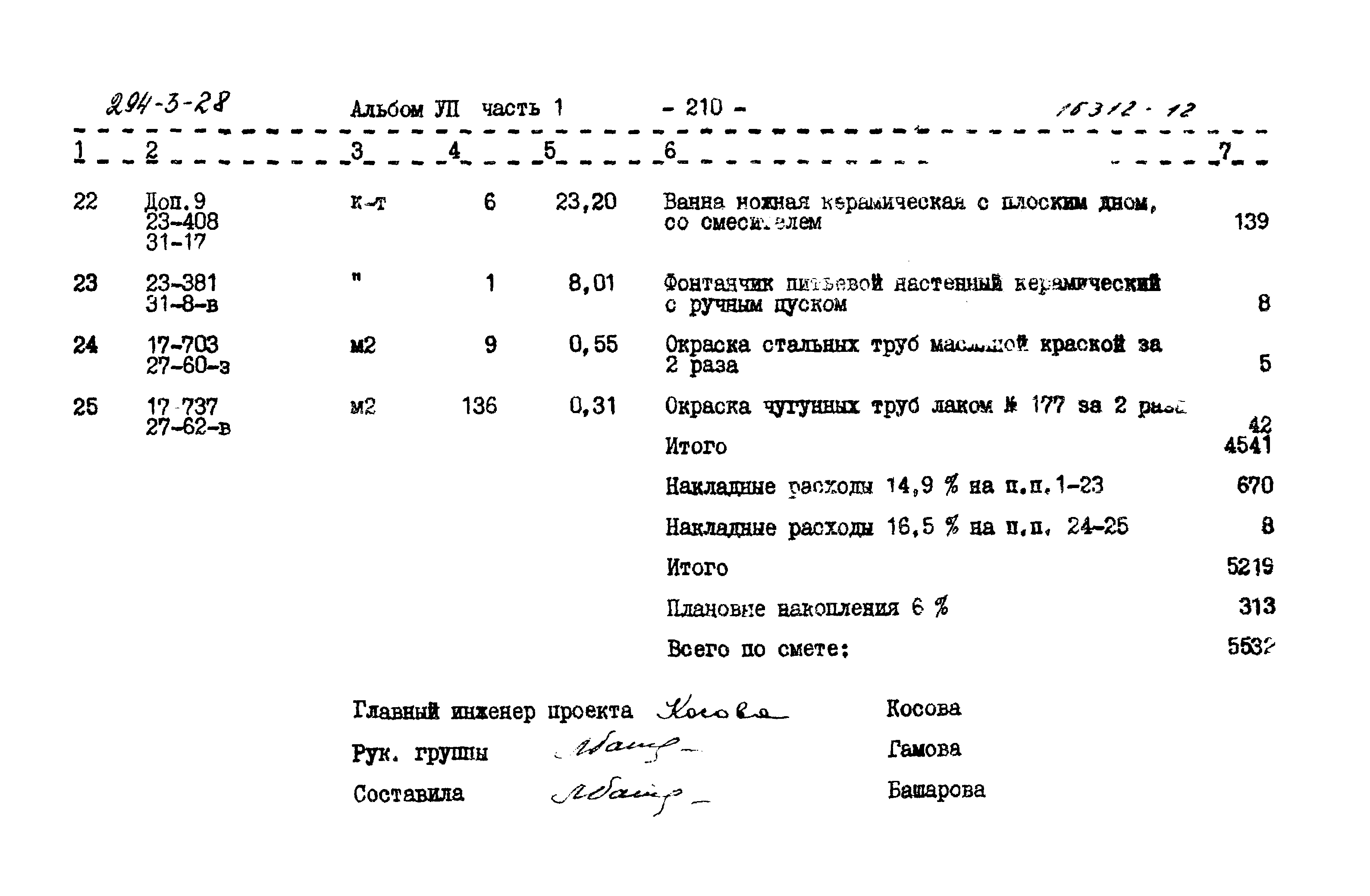 Типовой проект 294-3-28