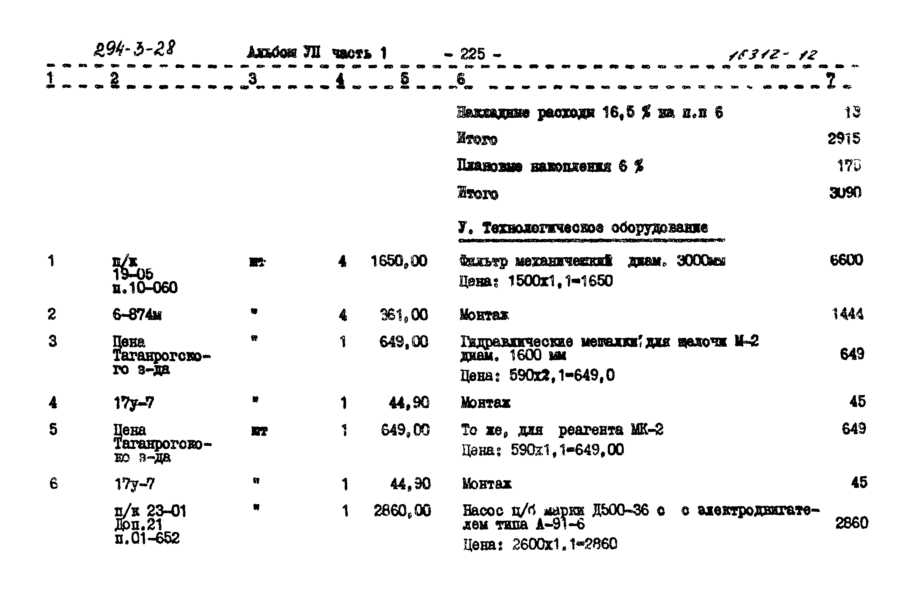 Типовой проект 294-3-28