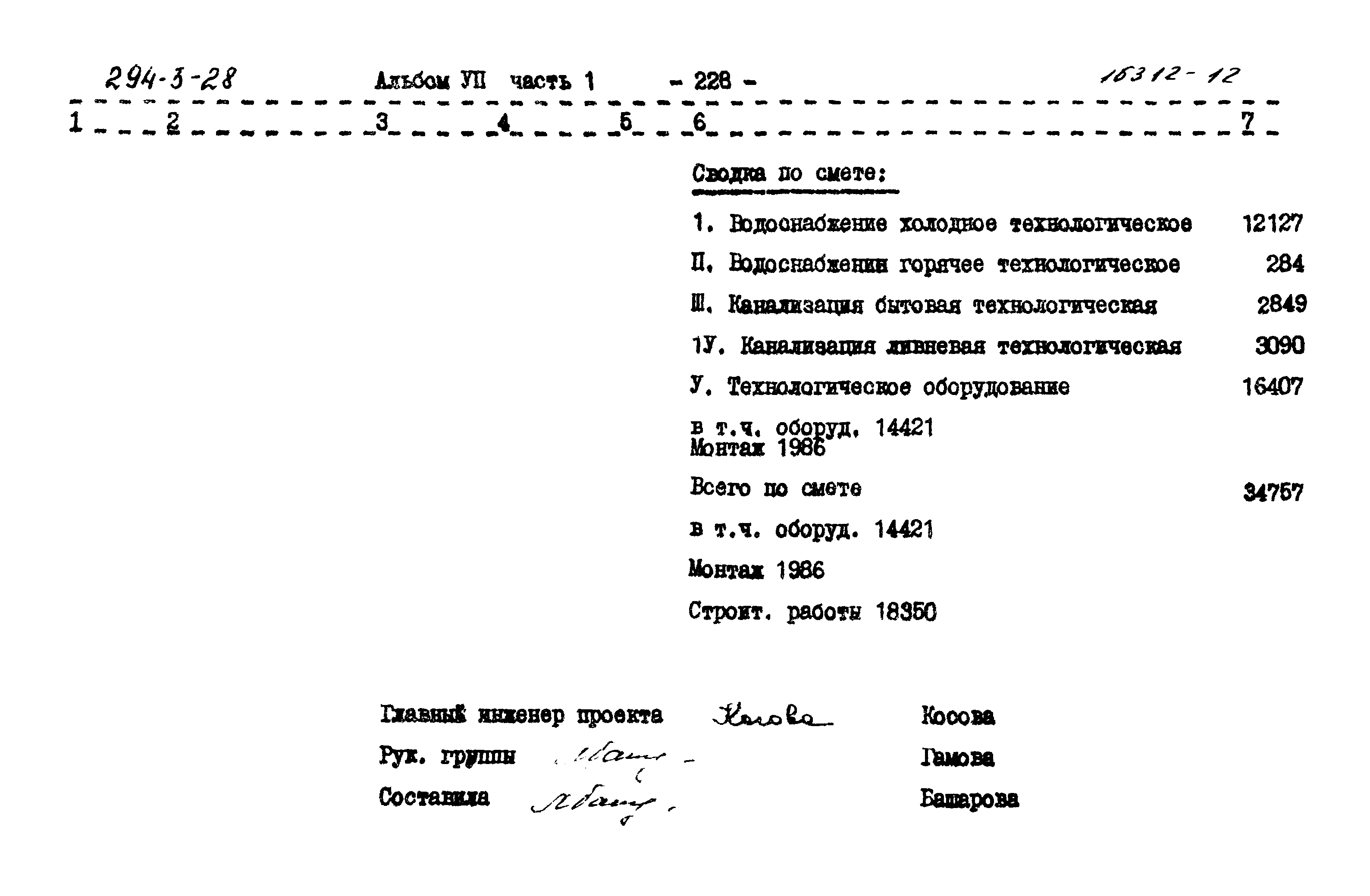 Типовой проект 294-3-28