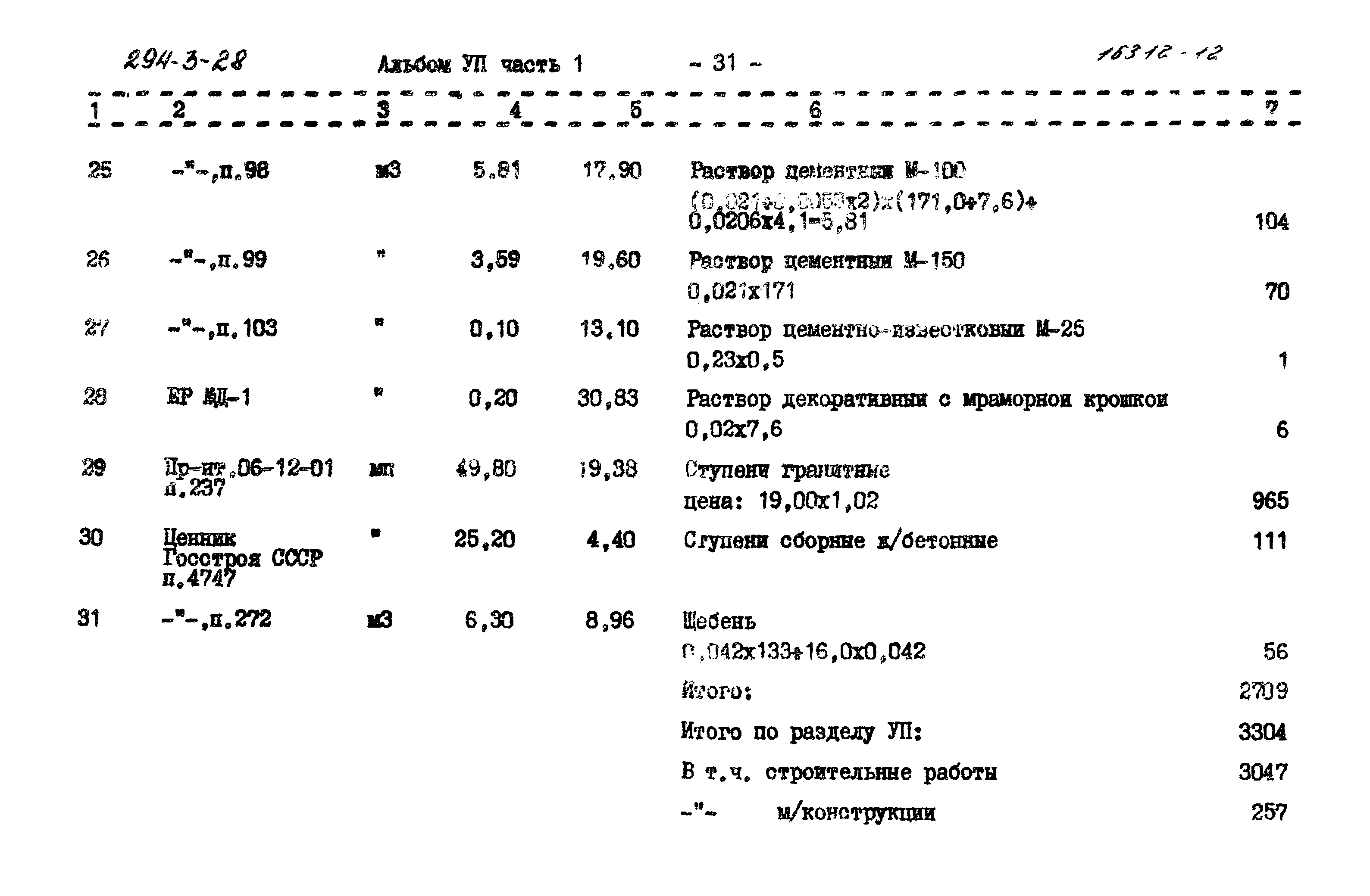 Типовой проект 294-3-28