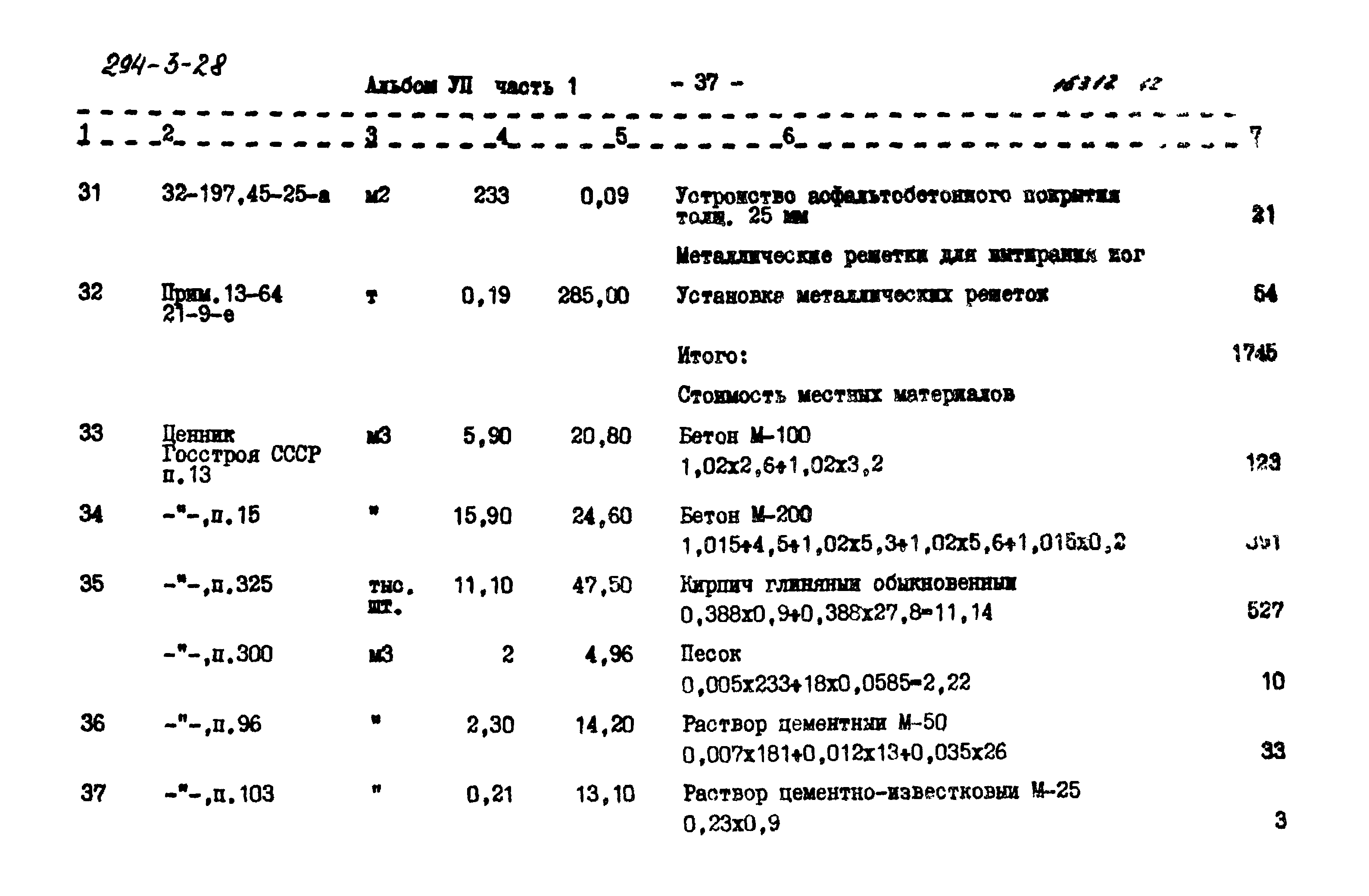 Типовой проект 294-3-28