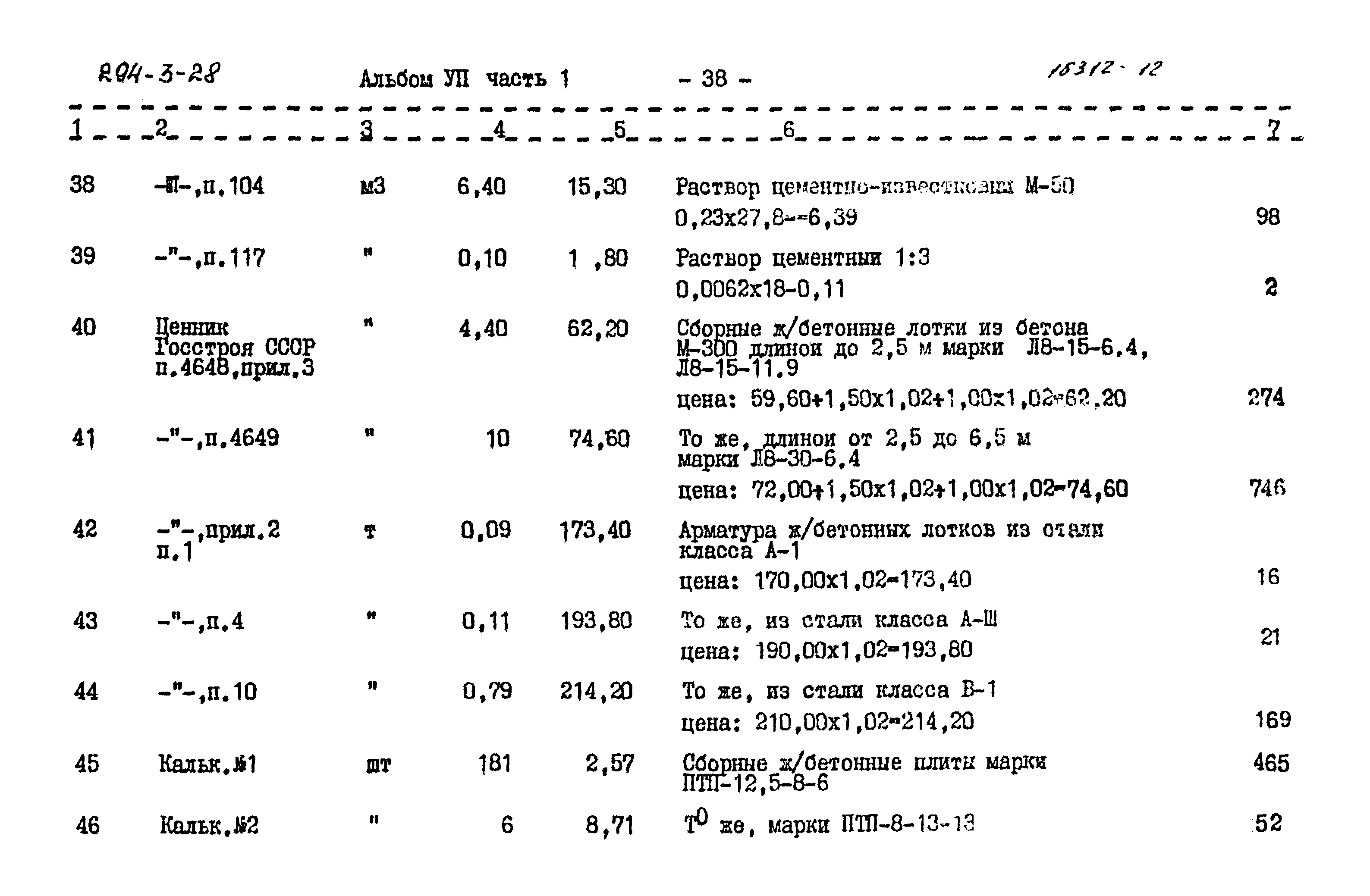 Типовой проект 294-3-28