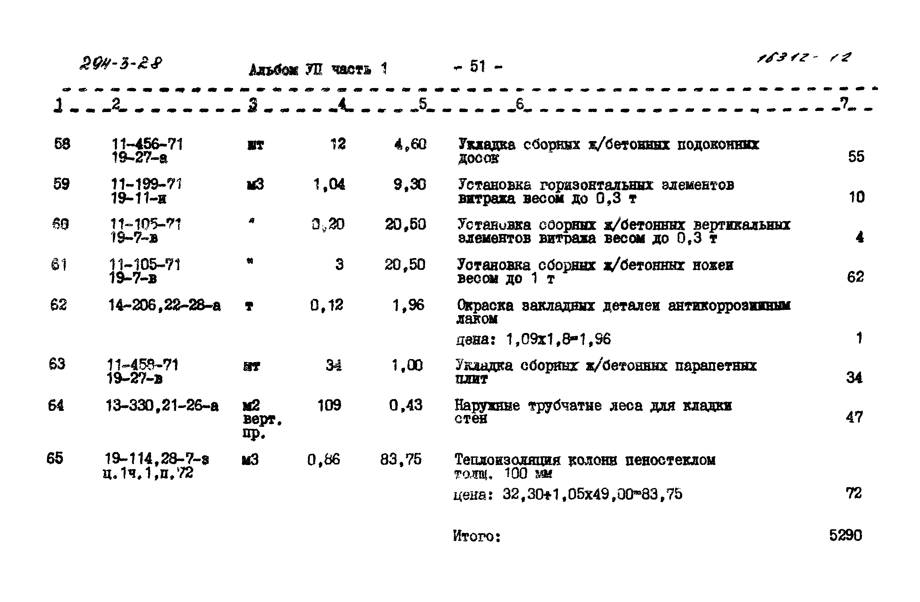 Типовой проект 294-3-28