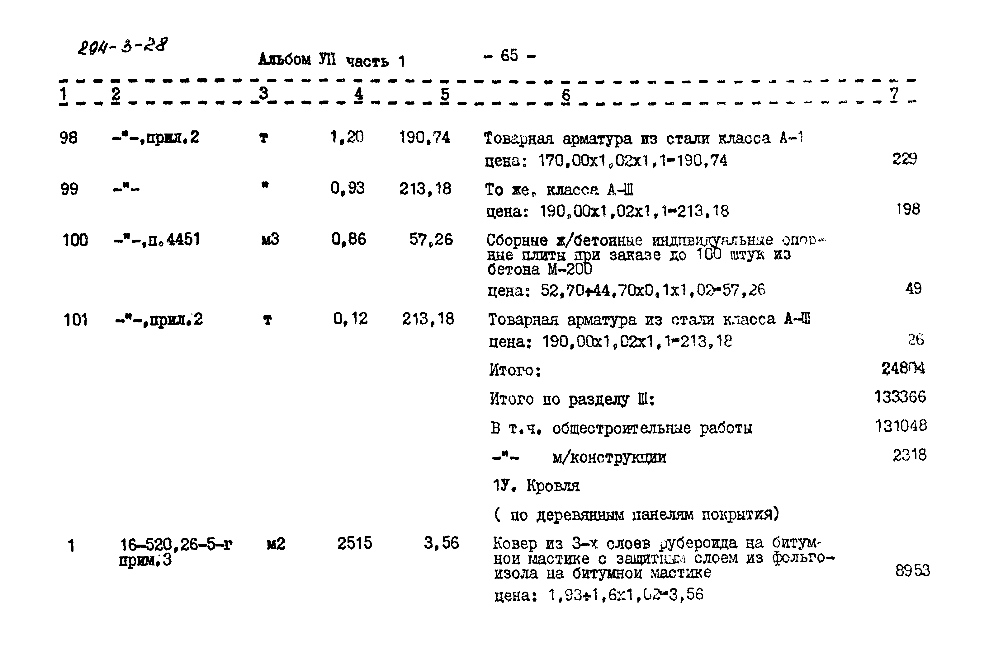 Типовой проект 294-3-28