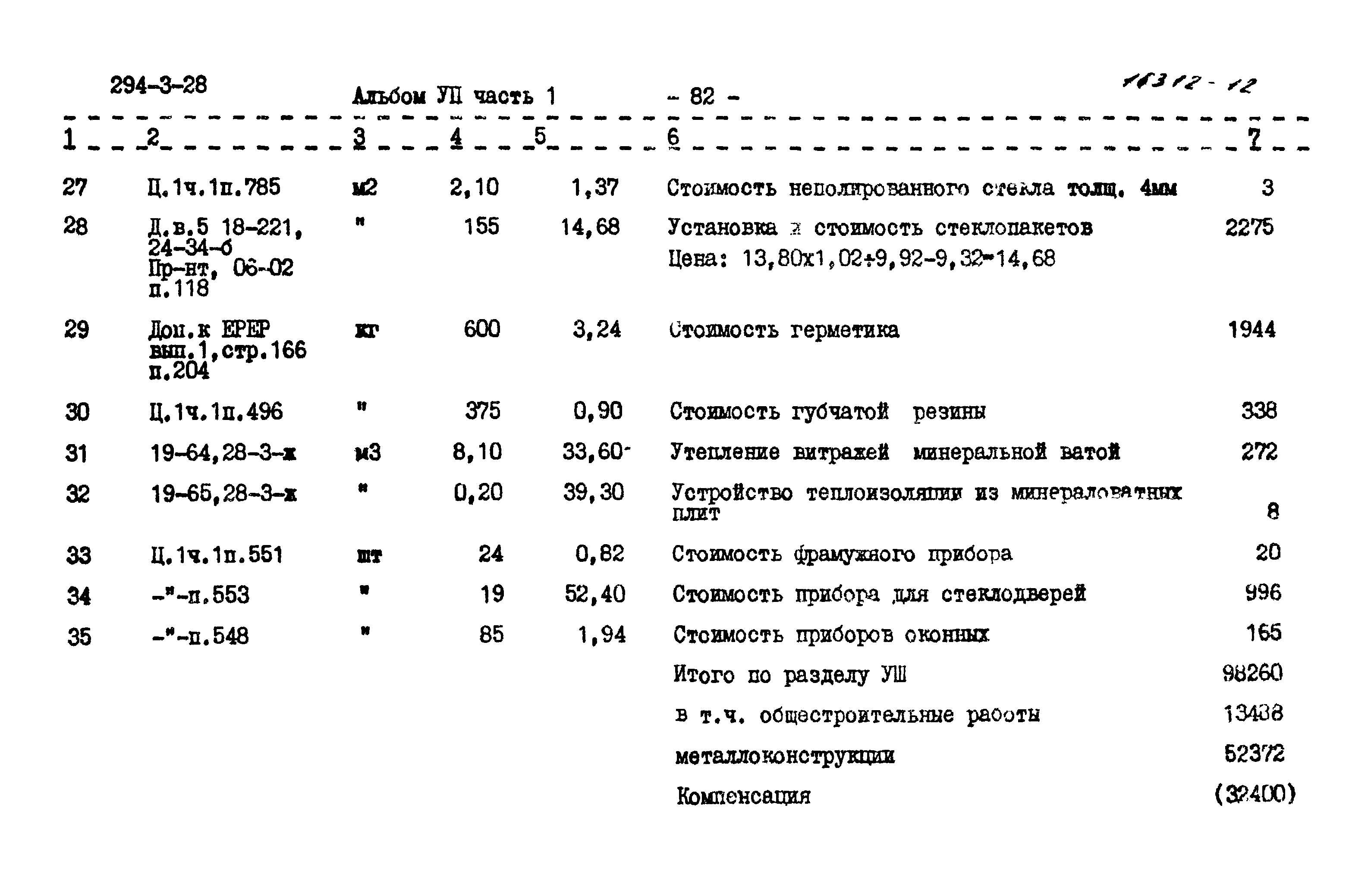 Типовой проект 294-3-28