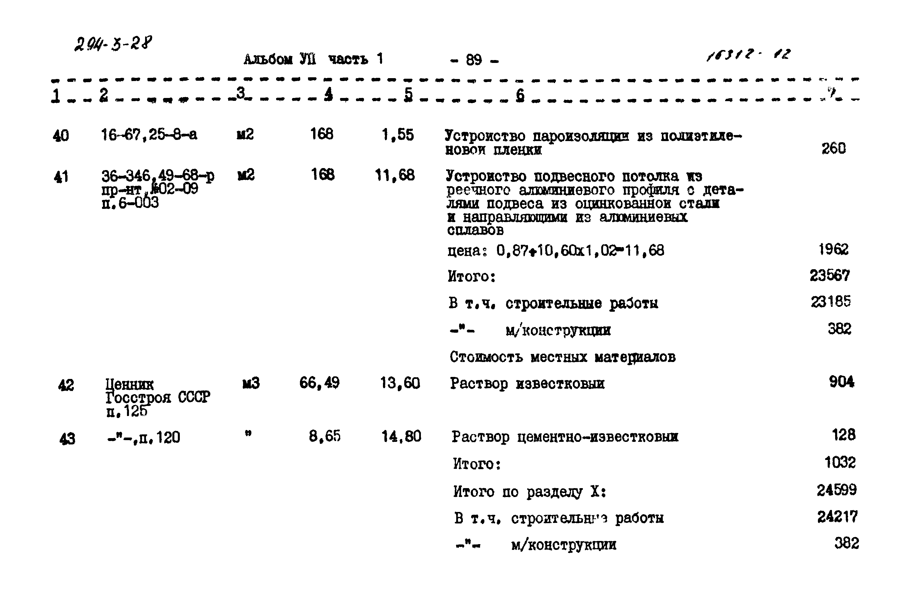 Типовой проект 294-3-28