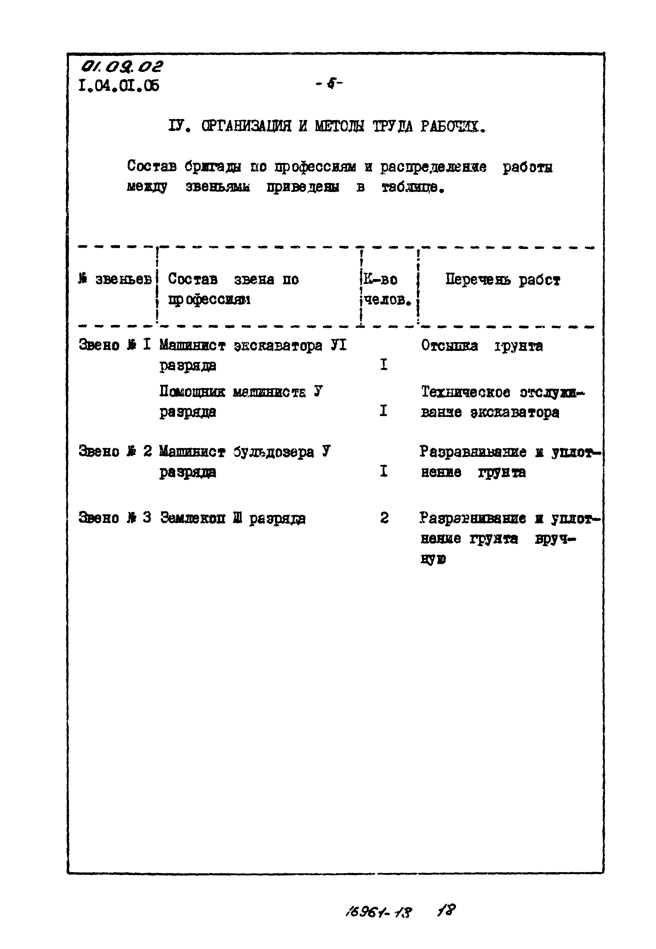 ТТК 01.09.01