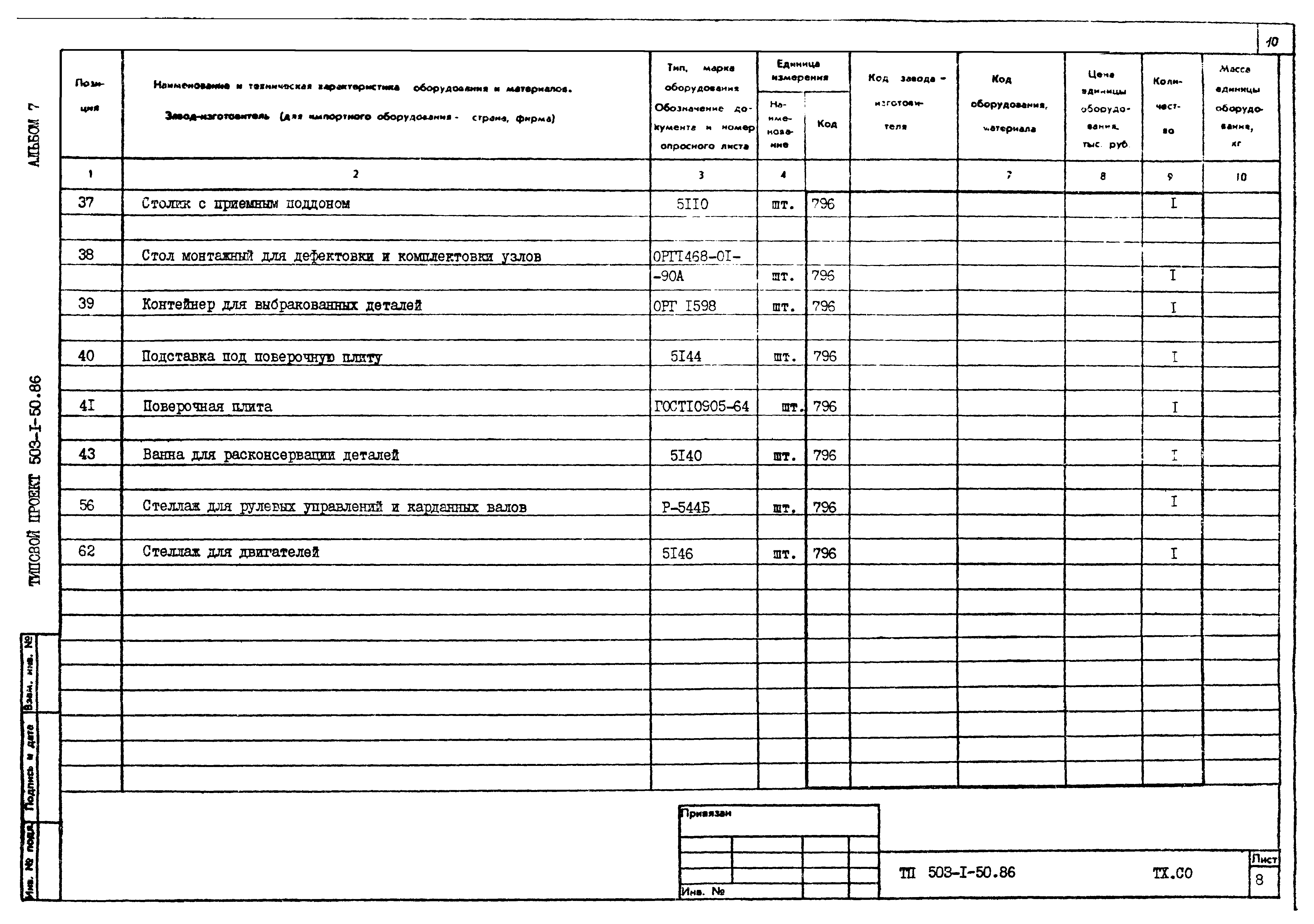 Типовой проект 503-1-50.86