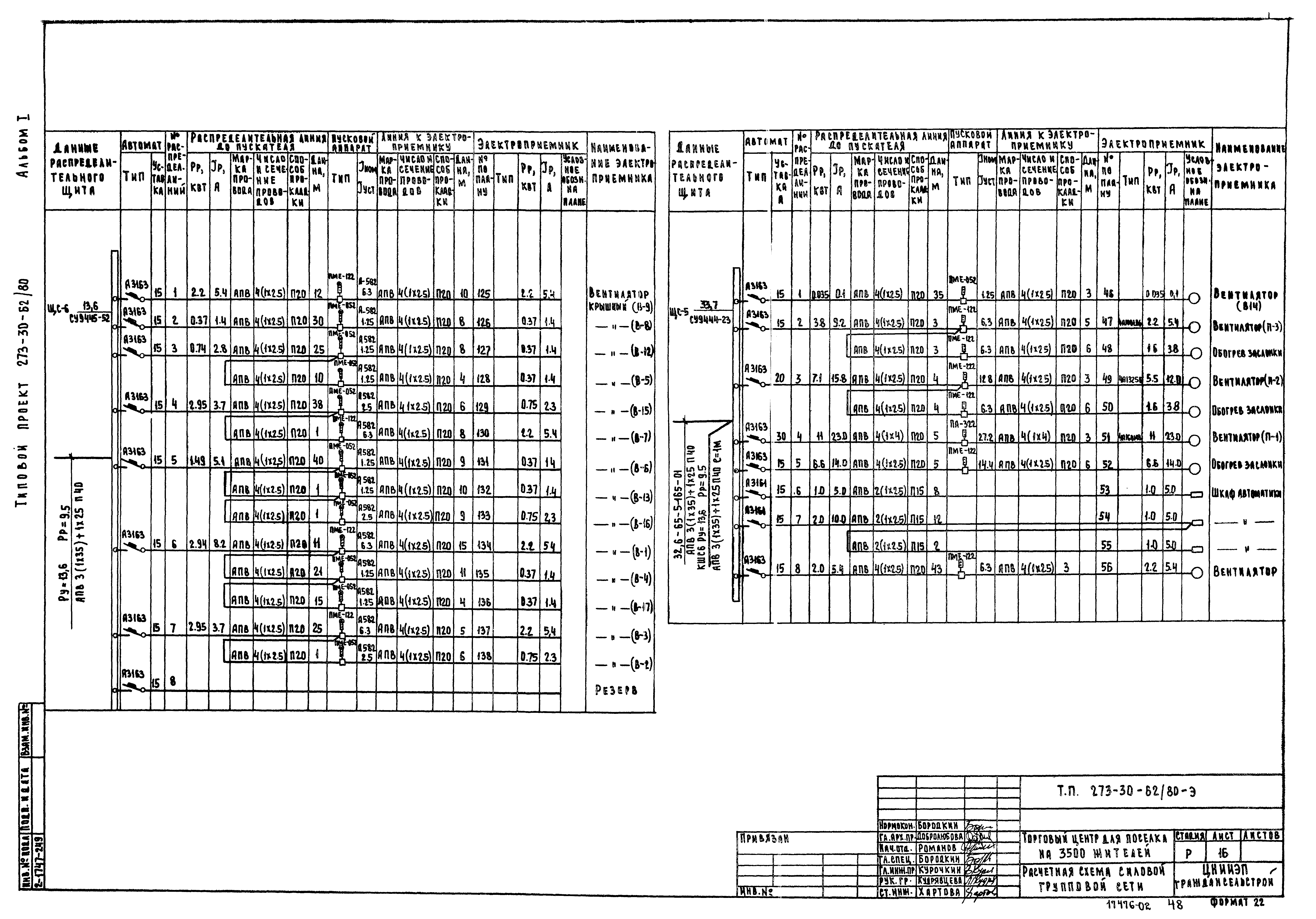 Типовой проект 273-30-62/80