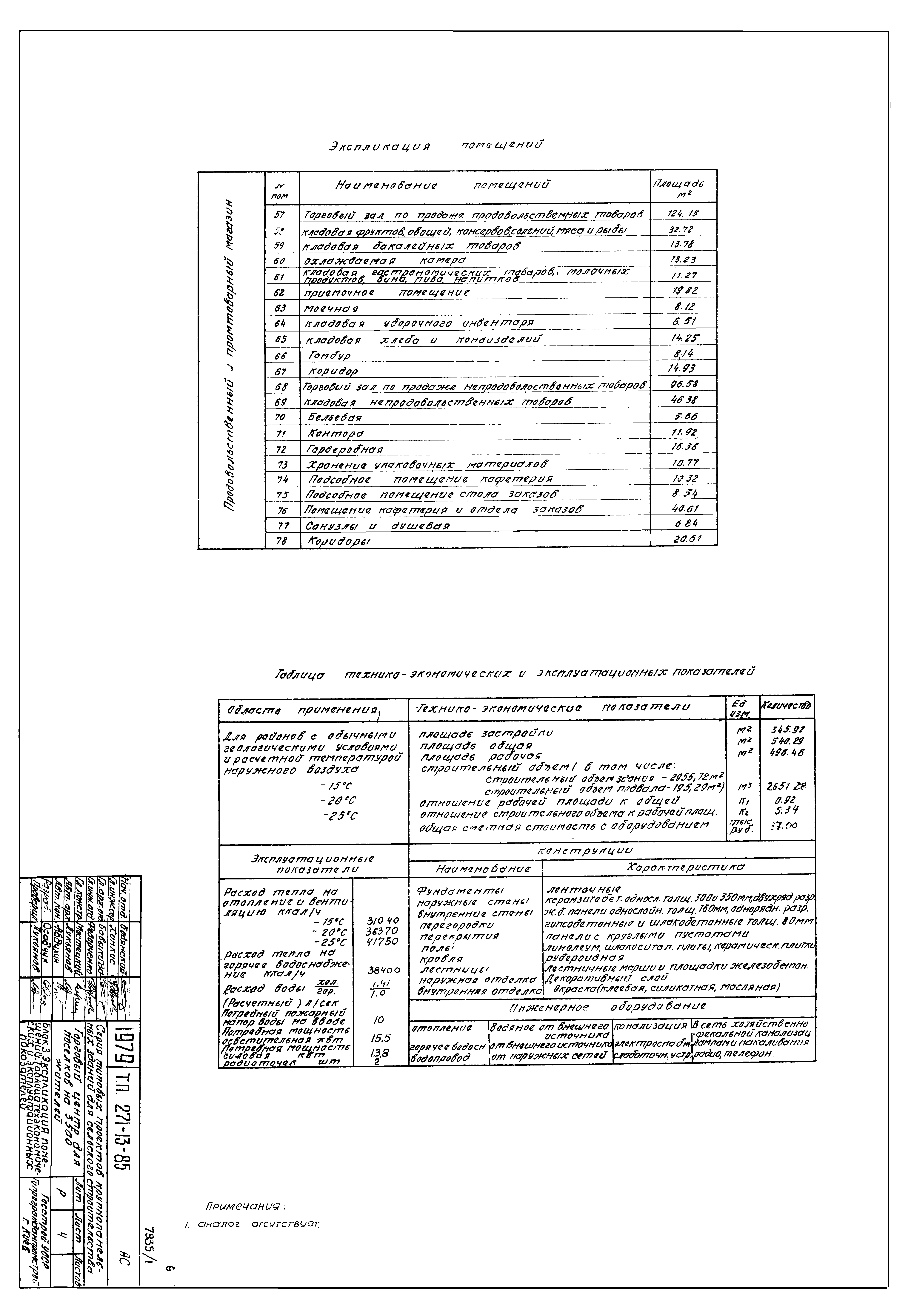 Типовой проект 271-13-85