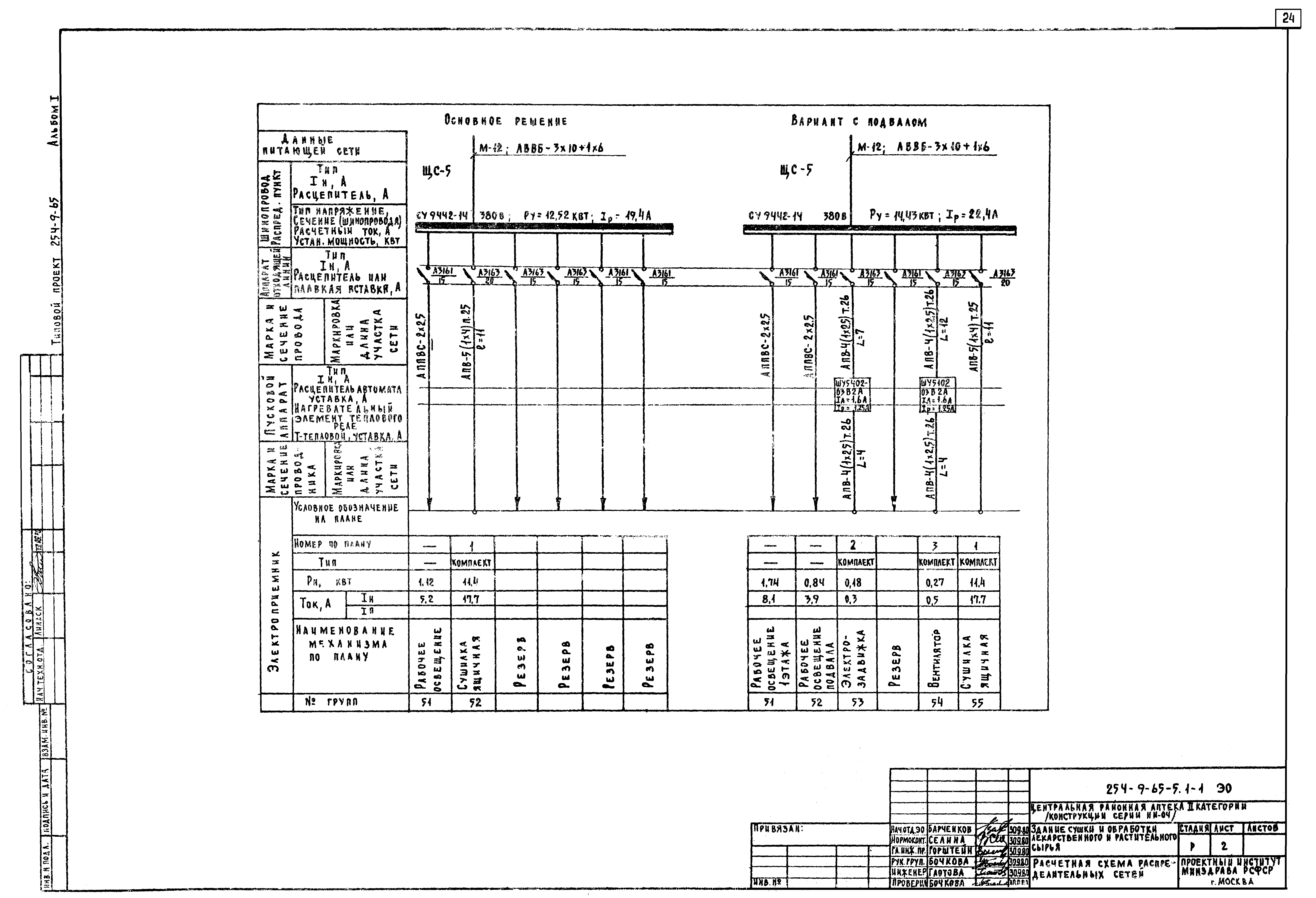 Типовой проект 254-9-65