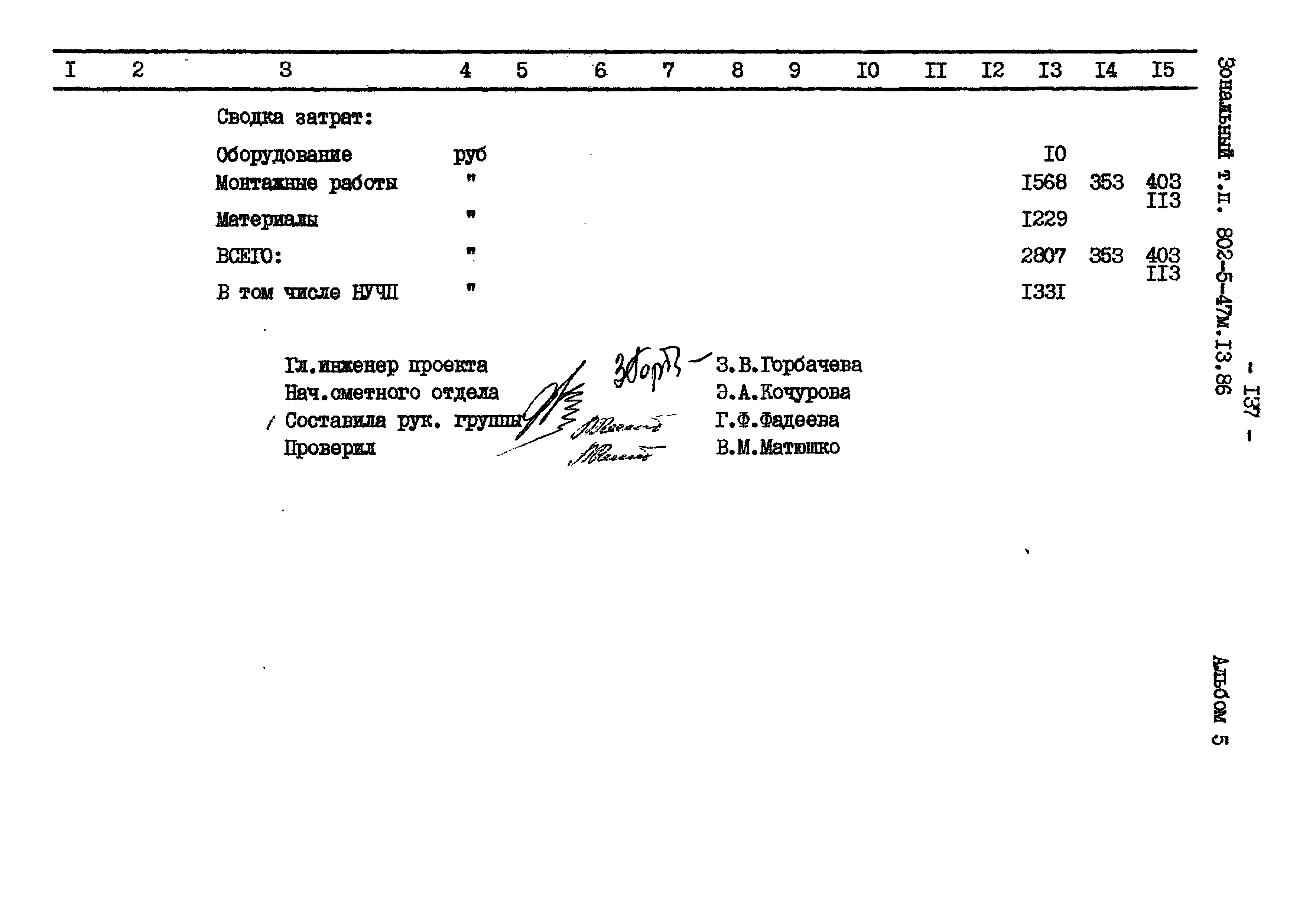 Типовой проект 802-5-47м.13.86