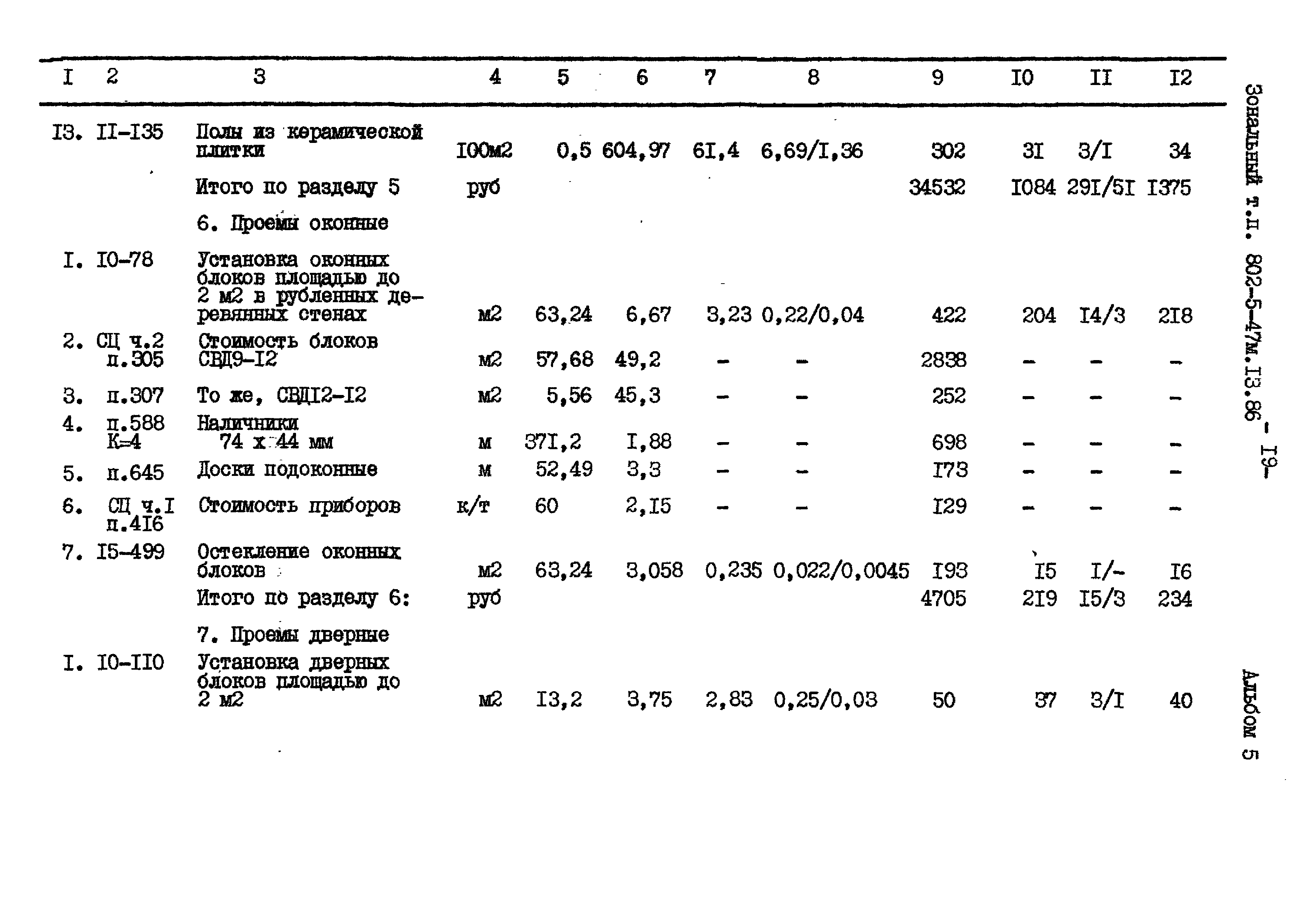 Типовой проект 802-5-47м.13.86