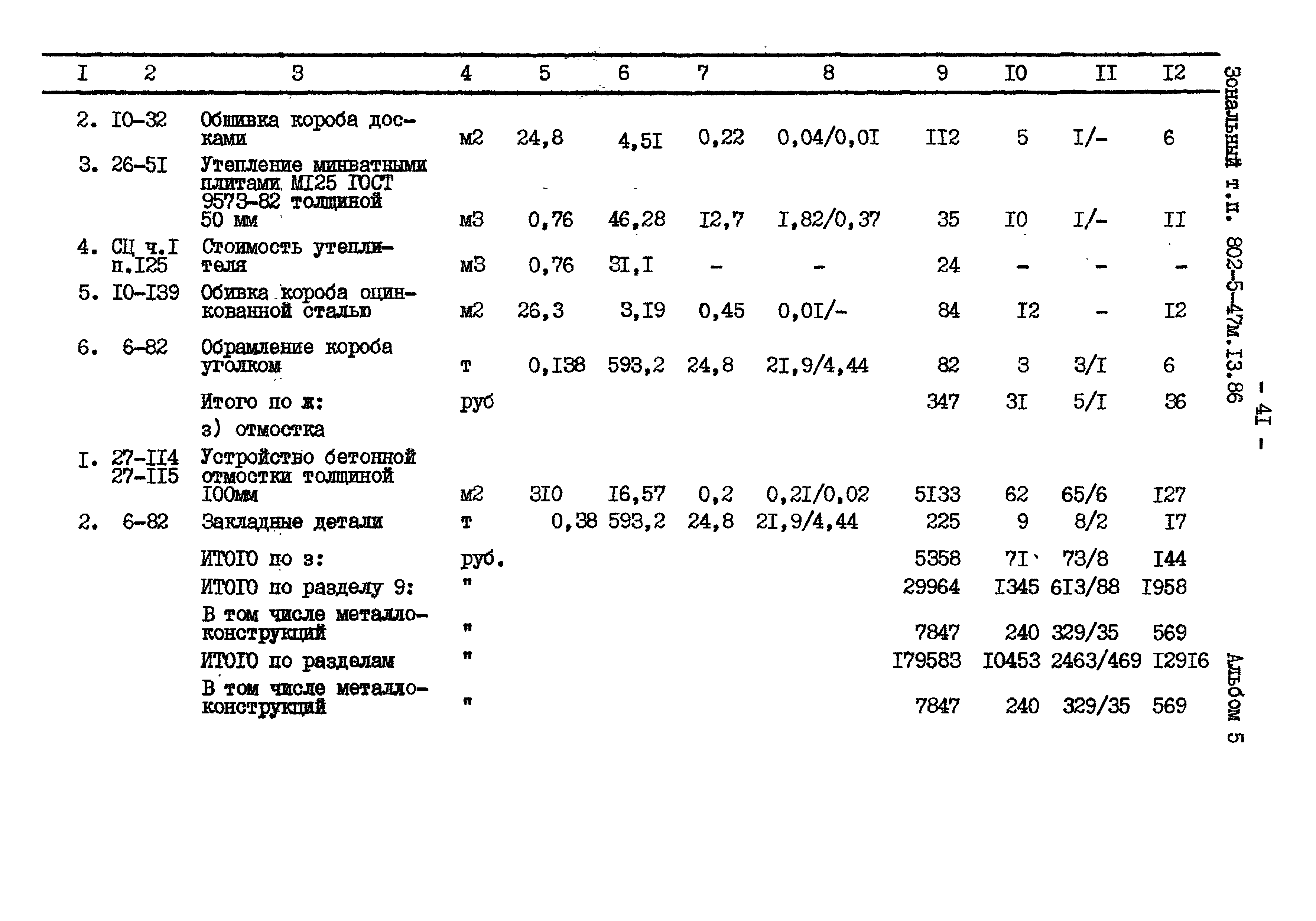 Типовой проект 802-5-47м.13.86