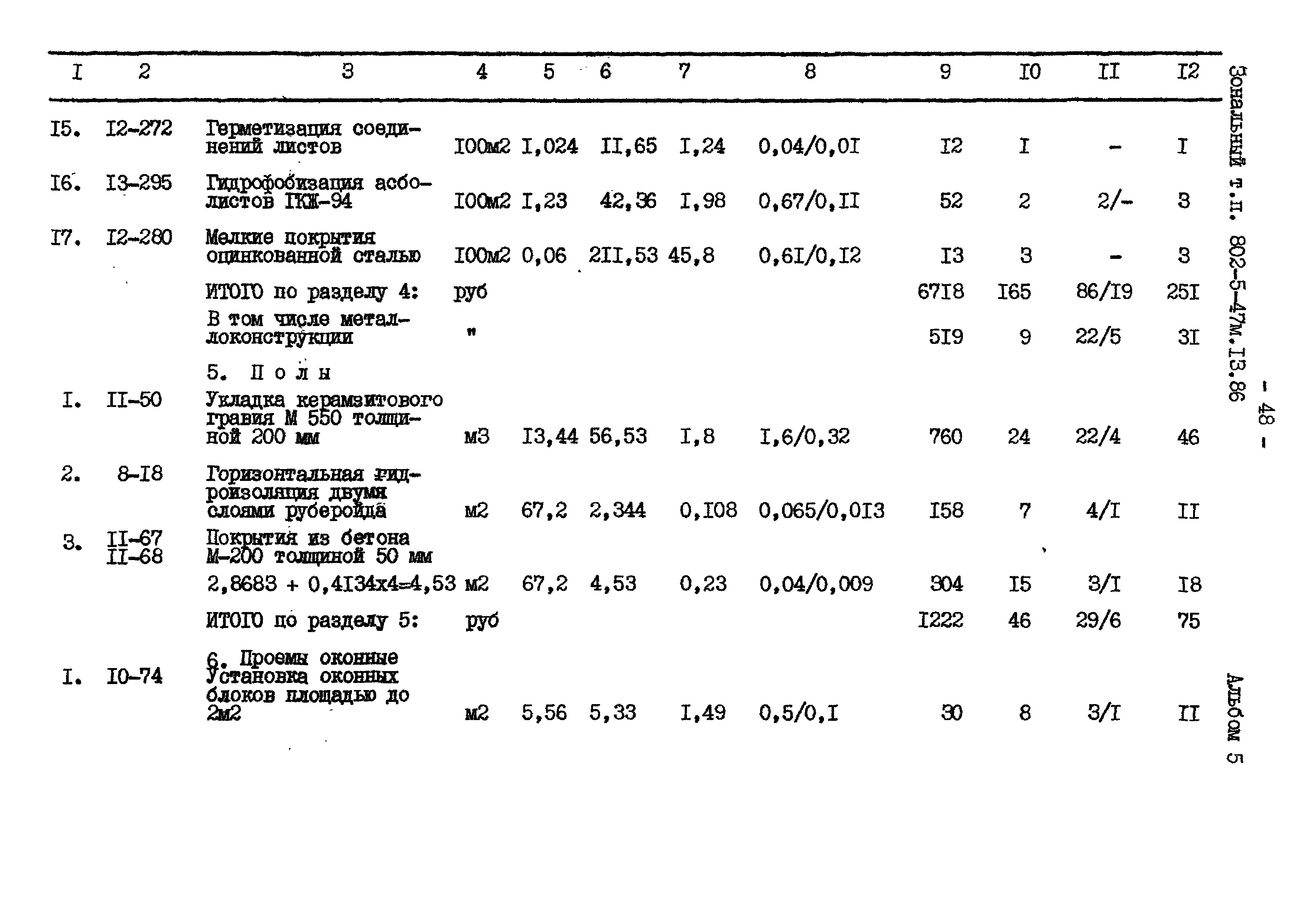 Типовой проект 802-5-47м.13.86