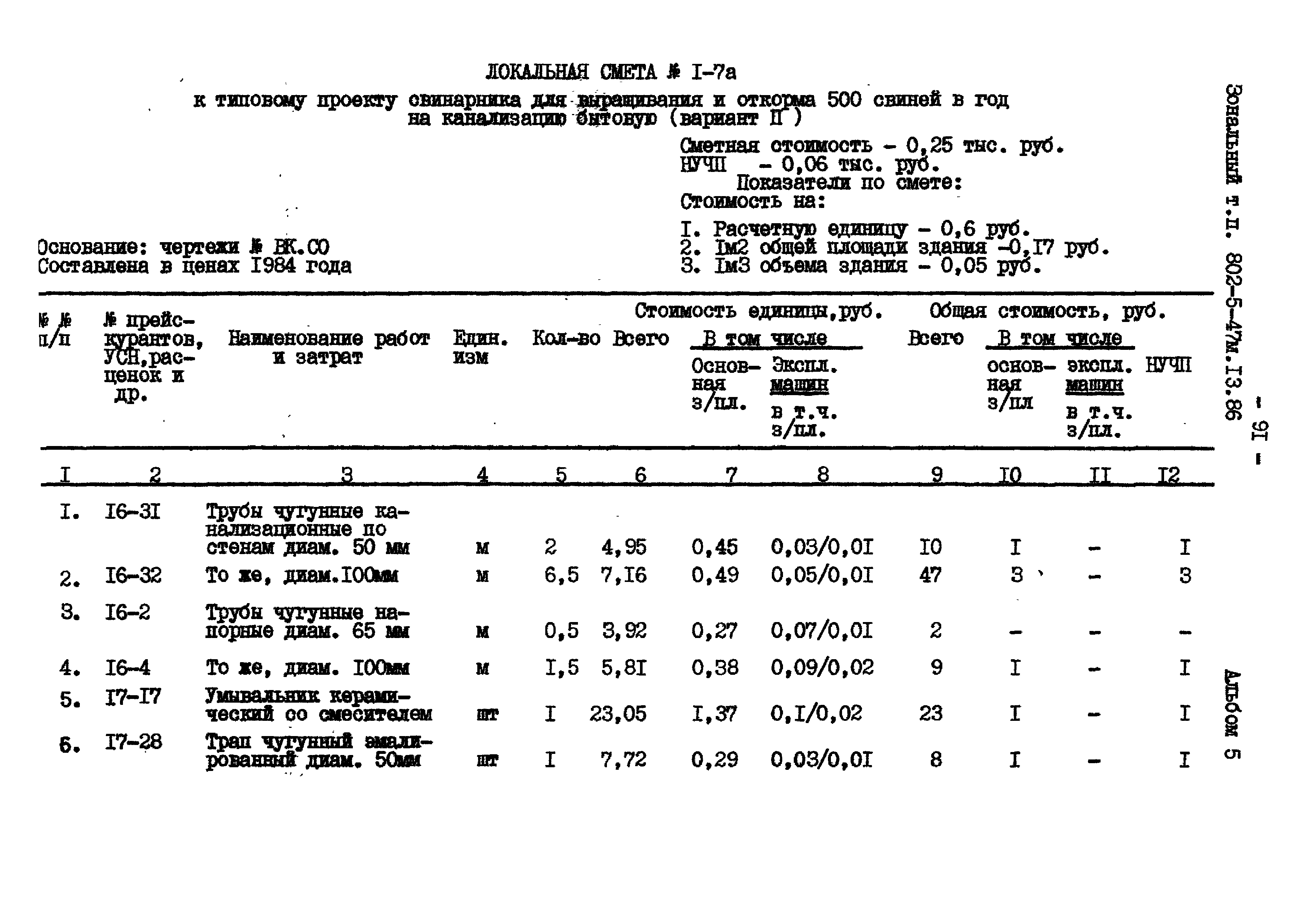 Типовой проект 802-5-47м.13.86